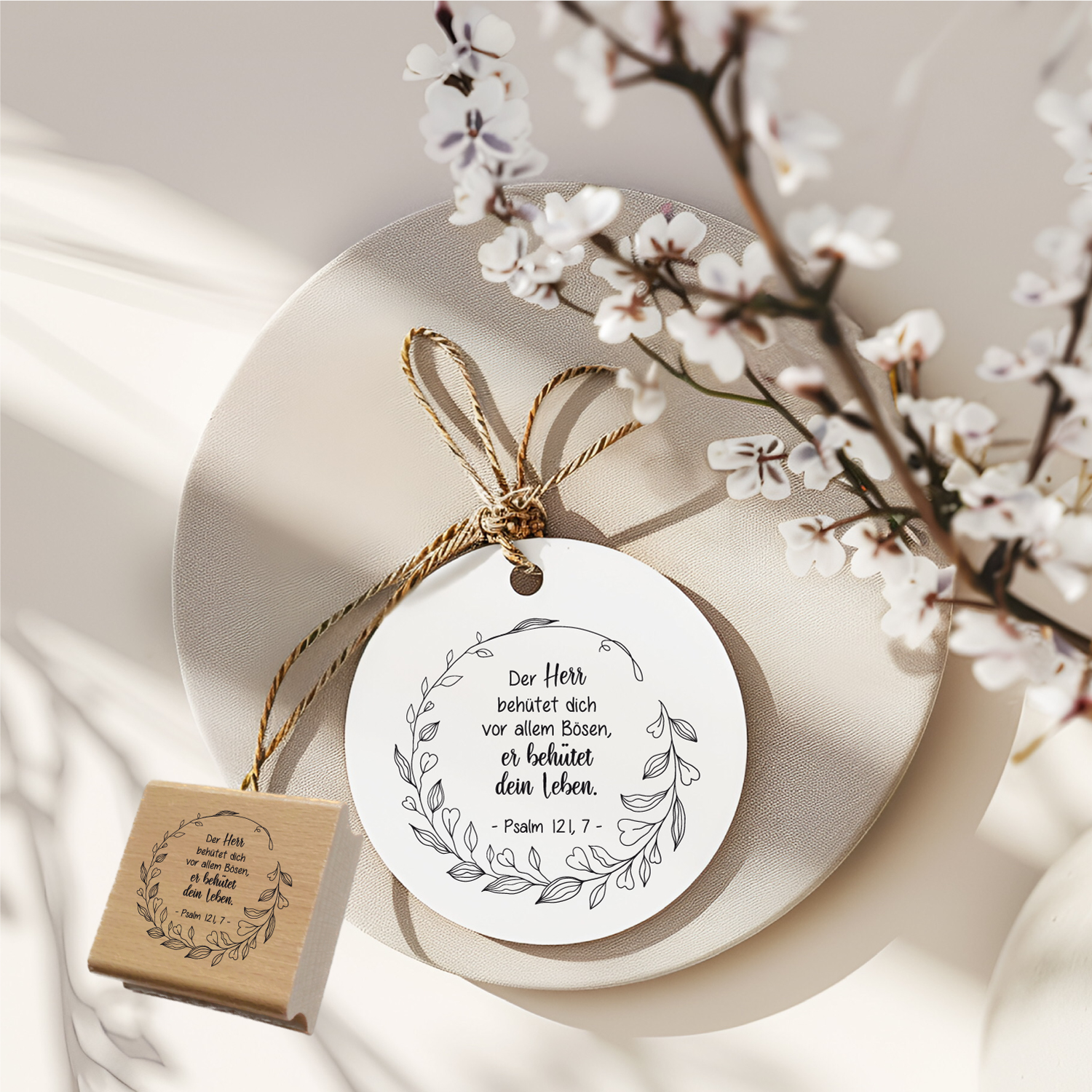 Bibelversstempel - Der Herr behütet dich - Psalm 121,7