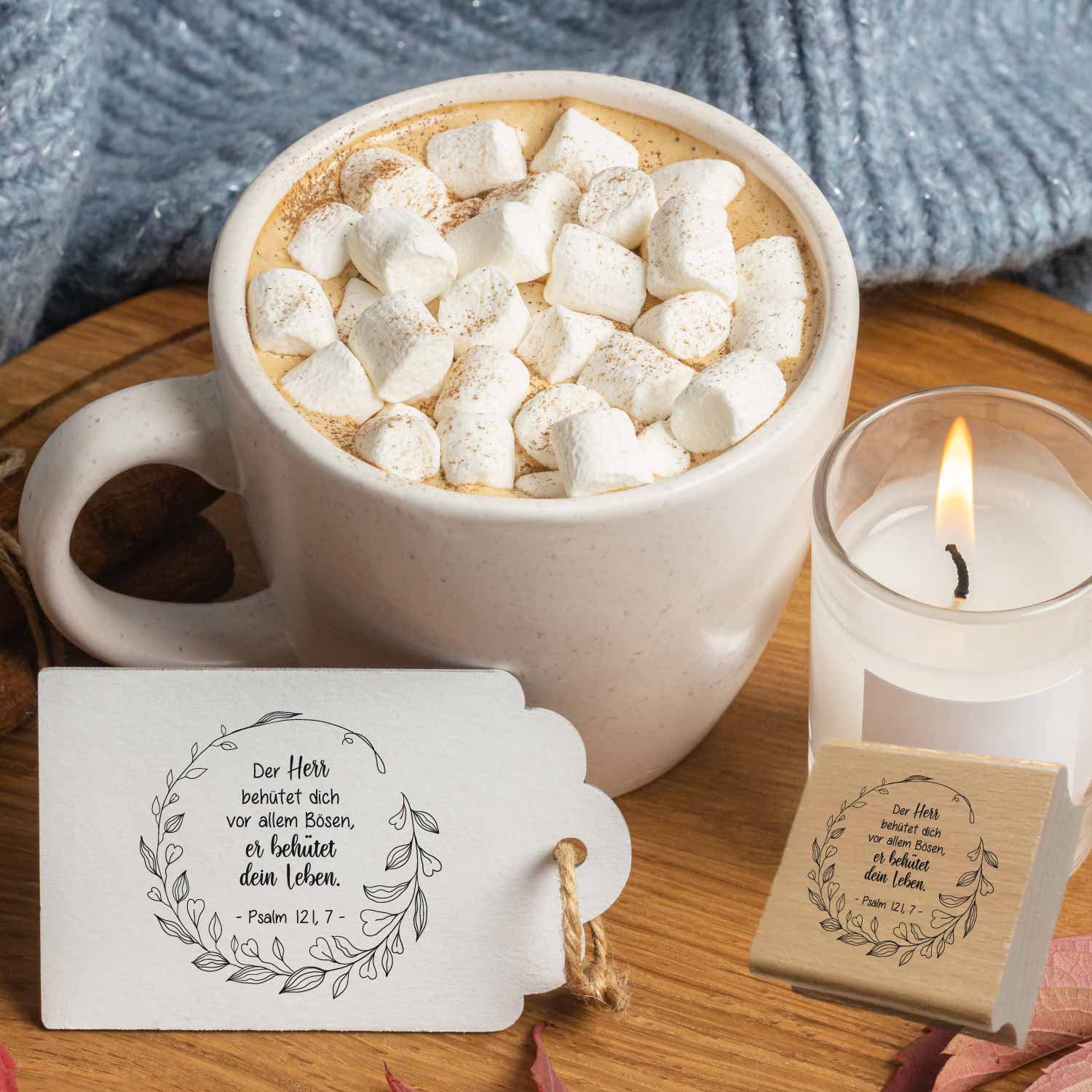 Bibelversstempel - Der Herr behütet dich - Psalm 121,7