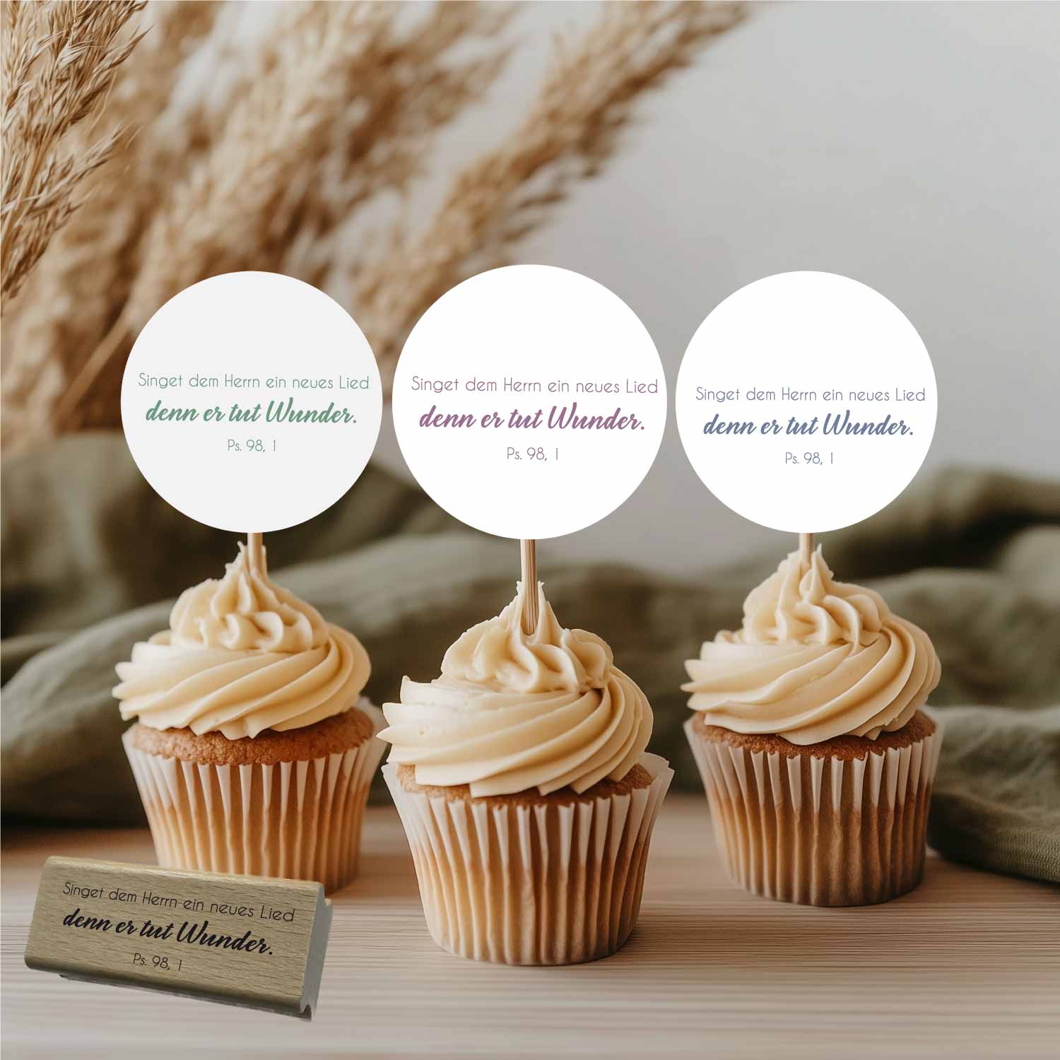 Bibelversstempel - Singt dem Herrn ein neues Lied - Psalm 98,1