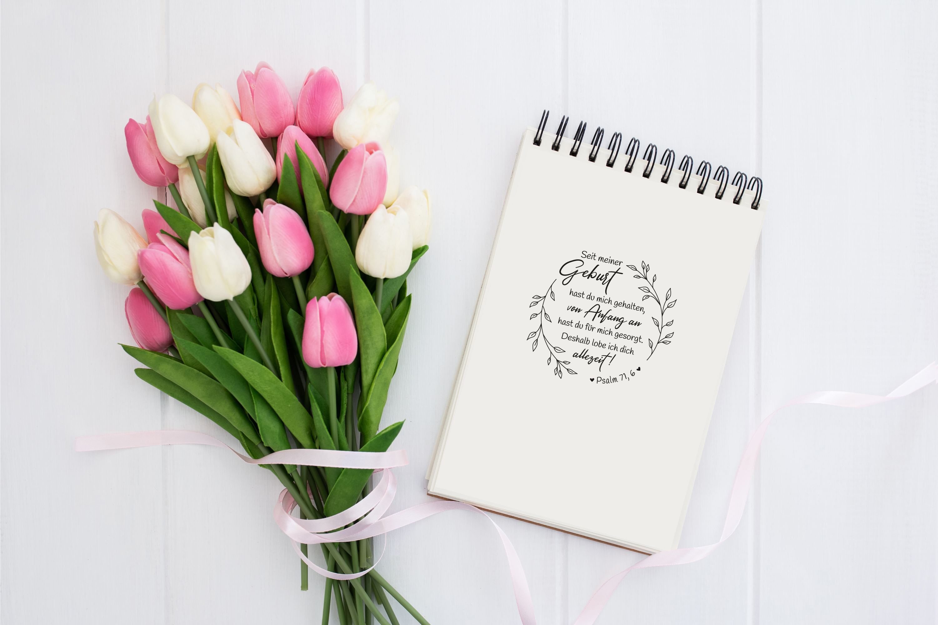 Bibelversstempel - Seit meiner Geburt hast du mich gehalten - Psalm 71,6