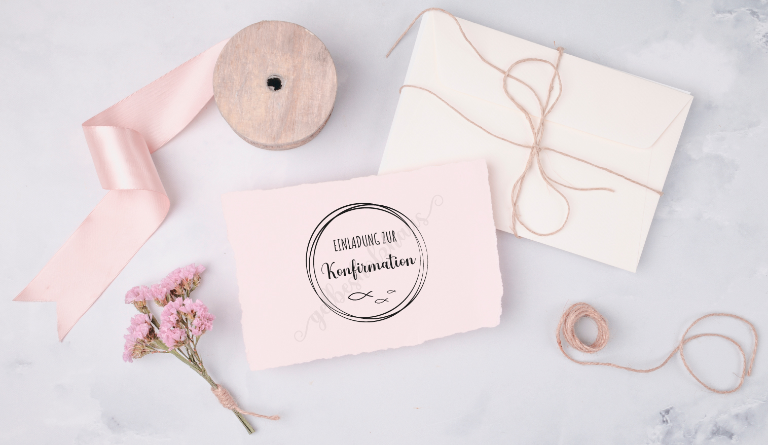STEMPEL "EINLADUNG zur Konfirmation"