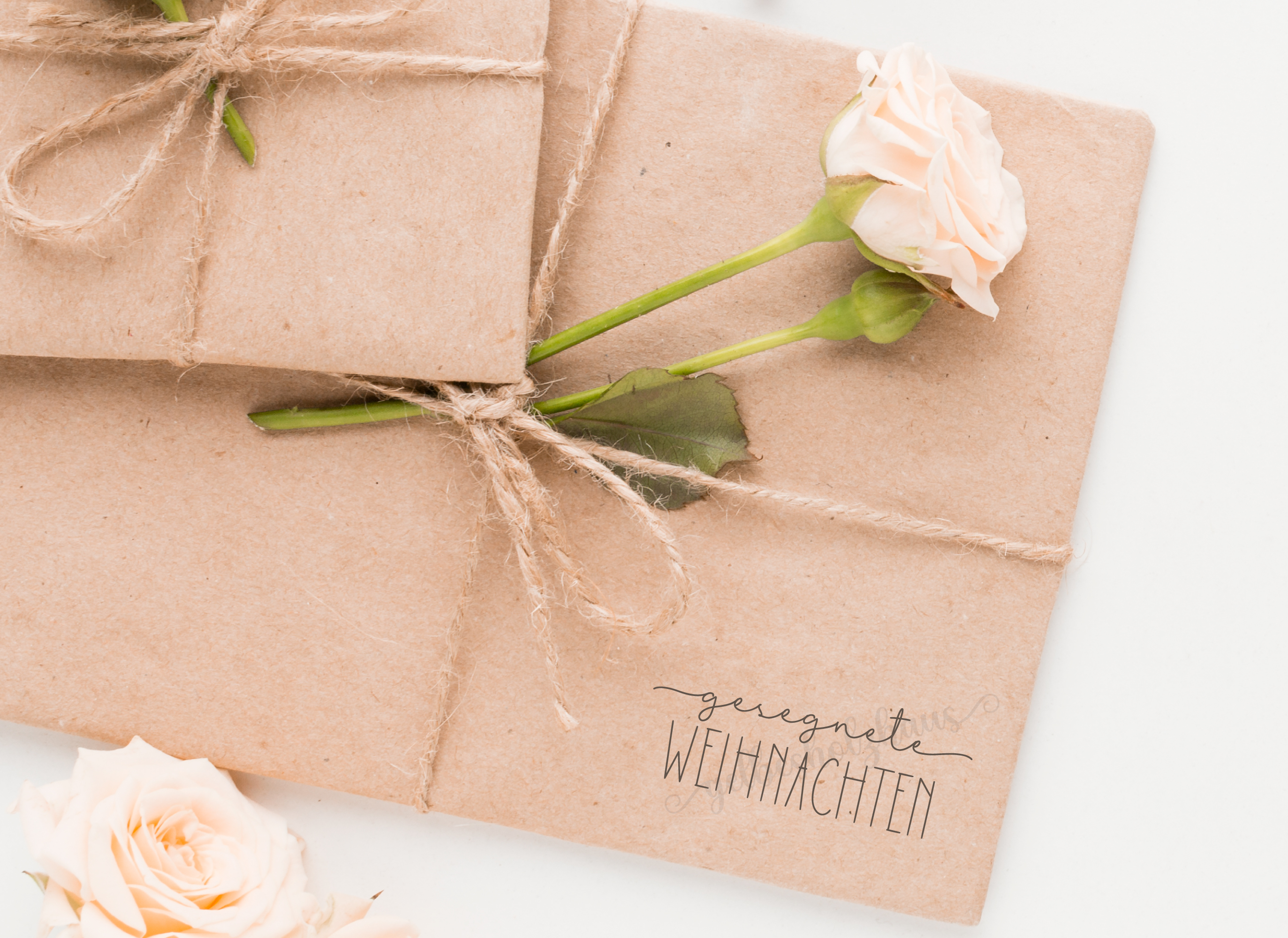 STEMPEL "gesegnete Weihnachten"