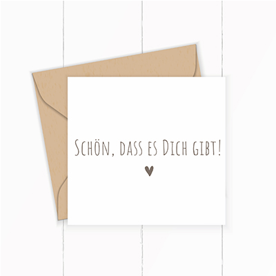 STEMPEL "Schön, dass es dich gibt!"