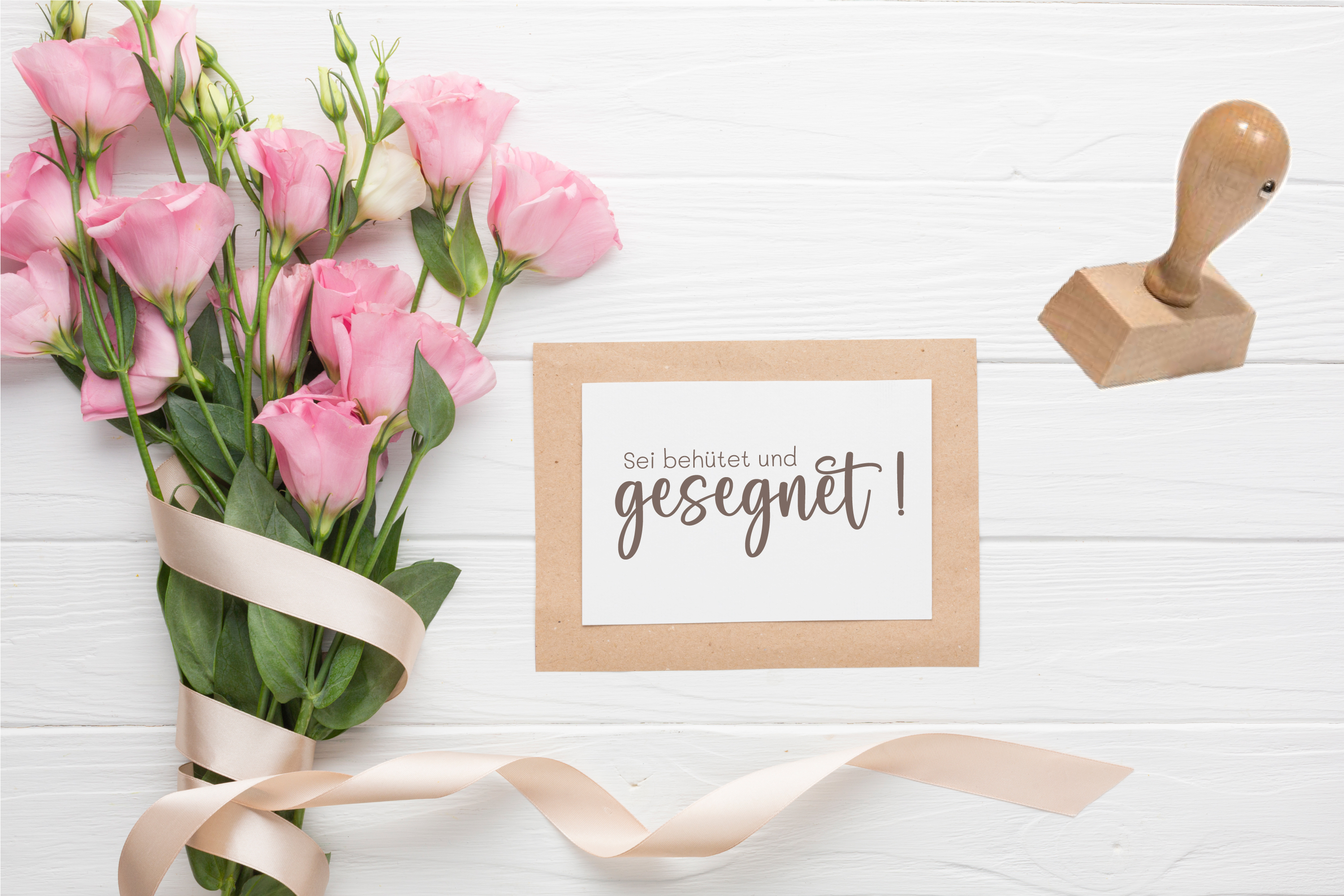 Segens-STEMPEL "Sei behütet und gesegnet!"