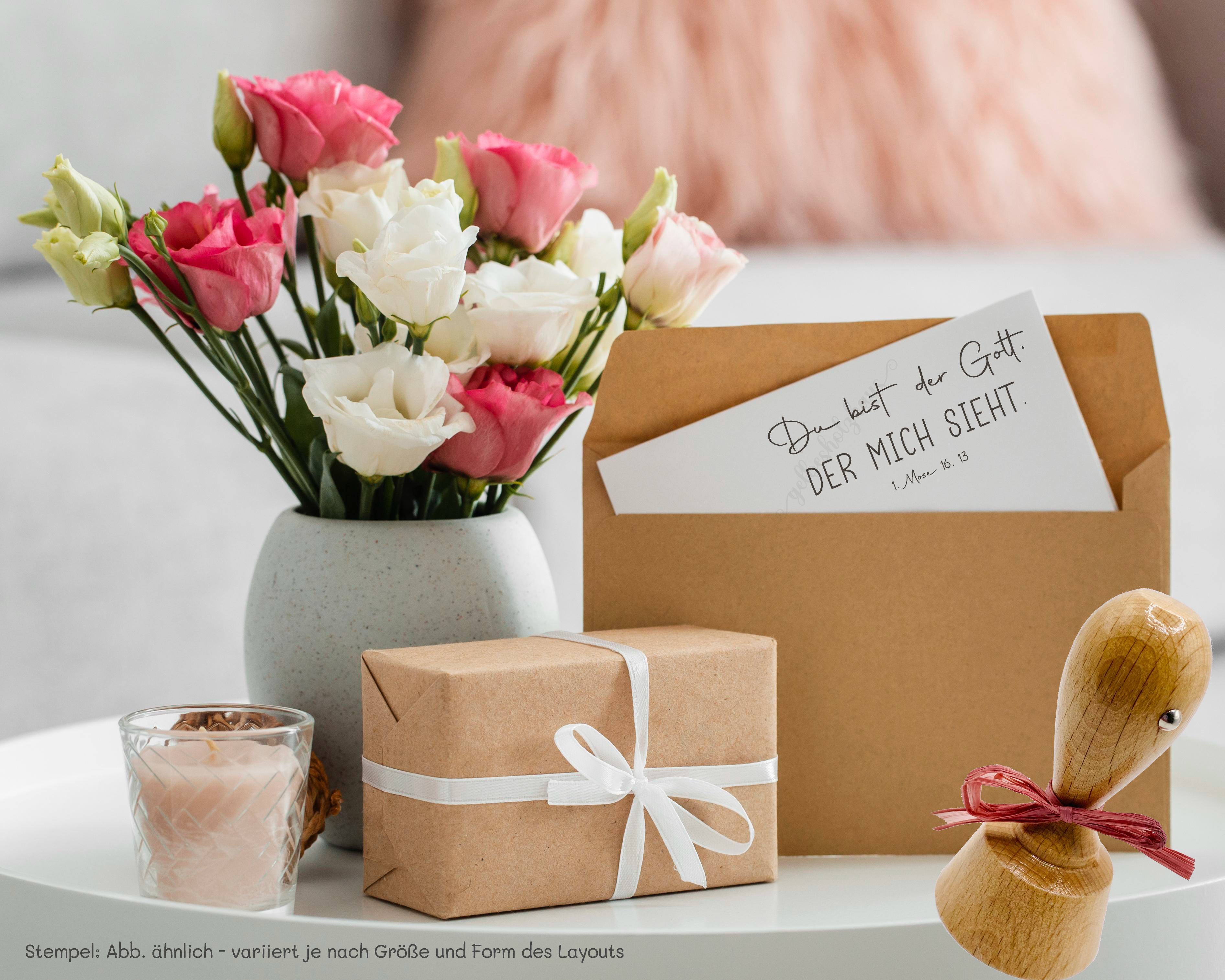 STEMPEL JahresLosung 2023 "Du bist der Gott, der mich sieht 1. Mose 16,13"