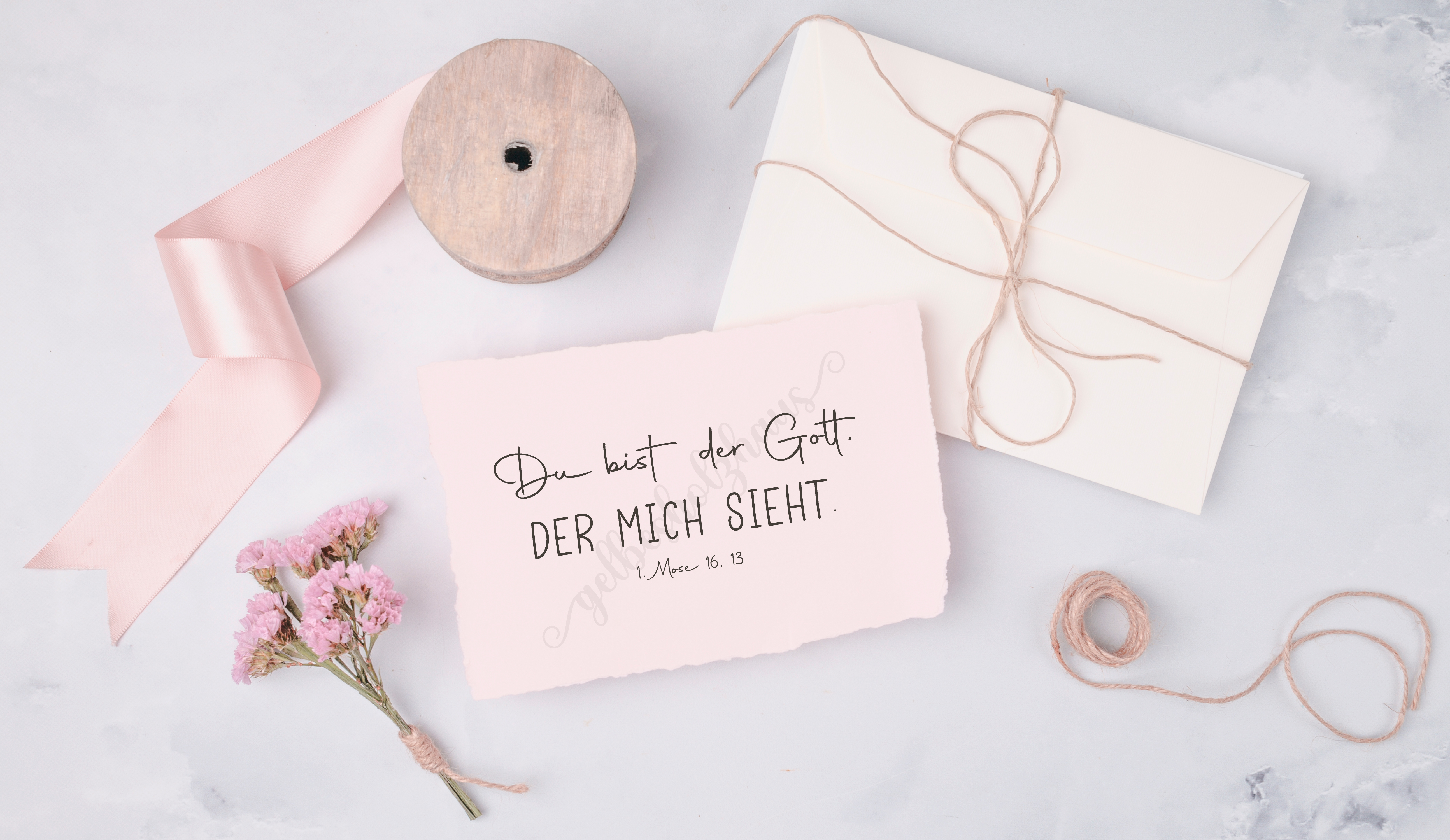 STEMPEL JahresLosung 2023 "Du bist der Gott, der mich sieht 1. Mose 16,13"