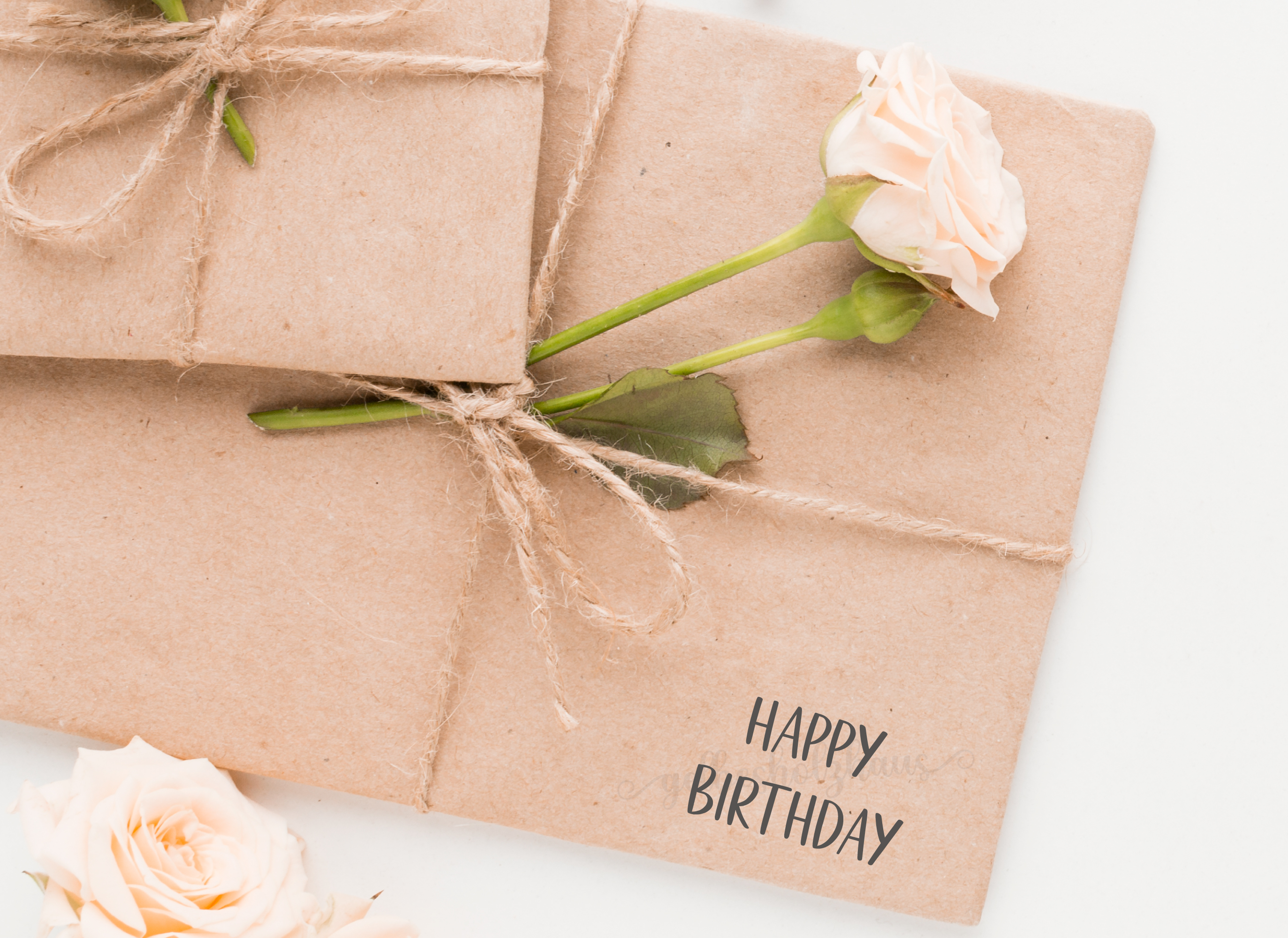 Geburtstags STEMPEL "Happy Birthday"