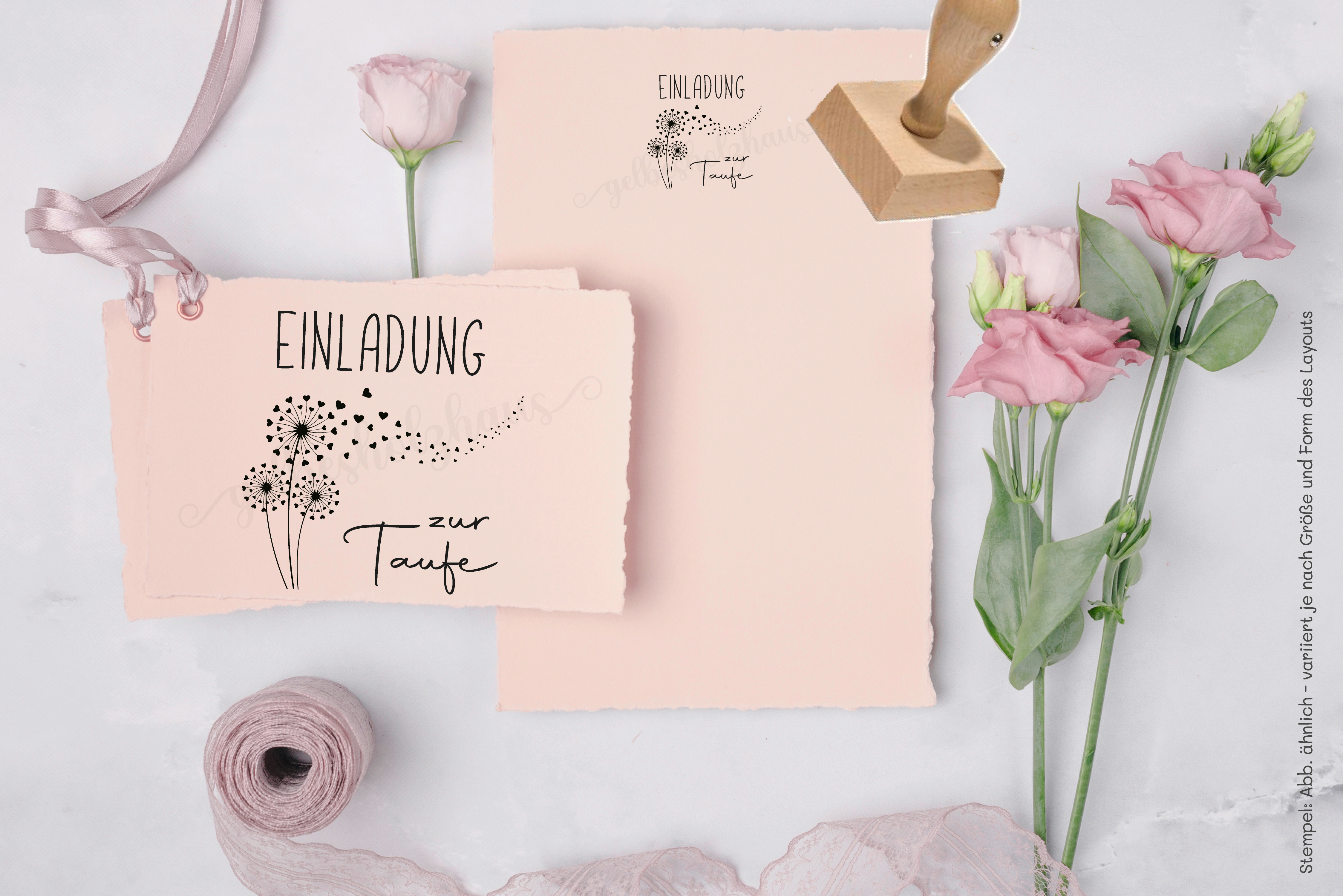 STEMPEL "EINLADUNG zu meiner Taufe"