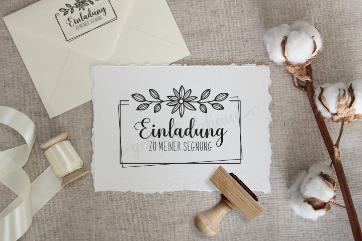 STEMPEL "EINLADUNG zu meiner Segnung"