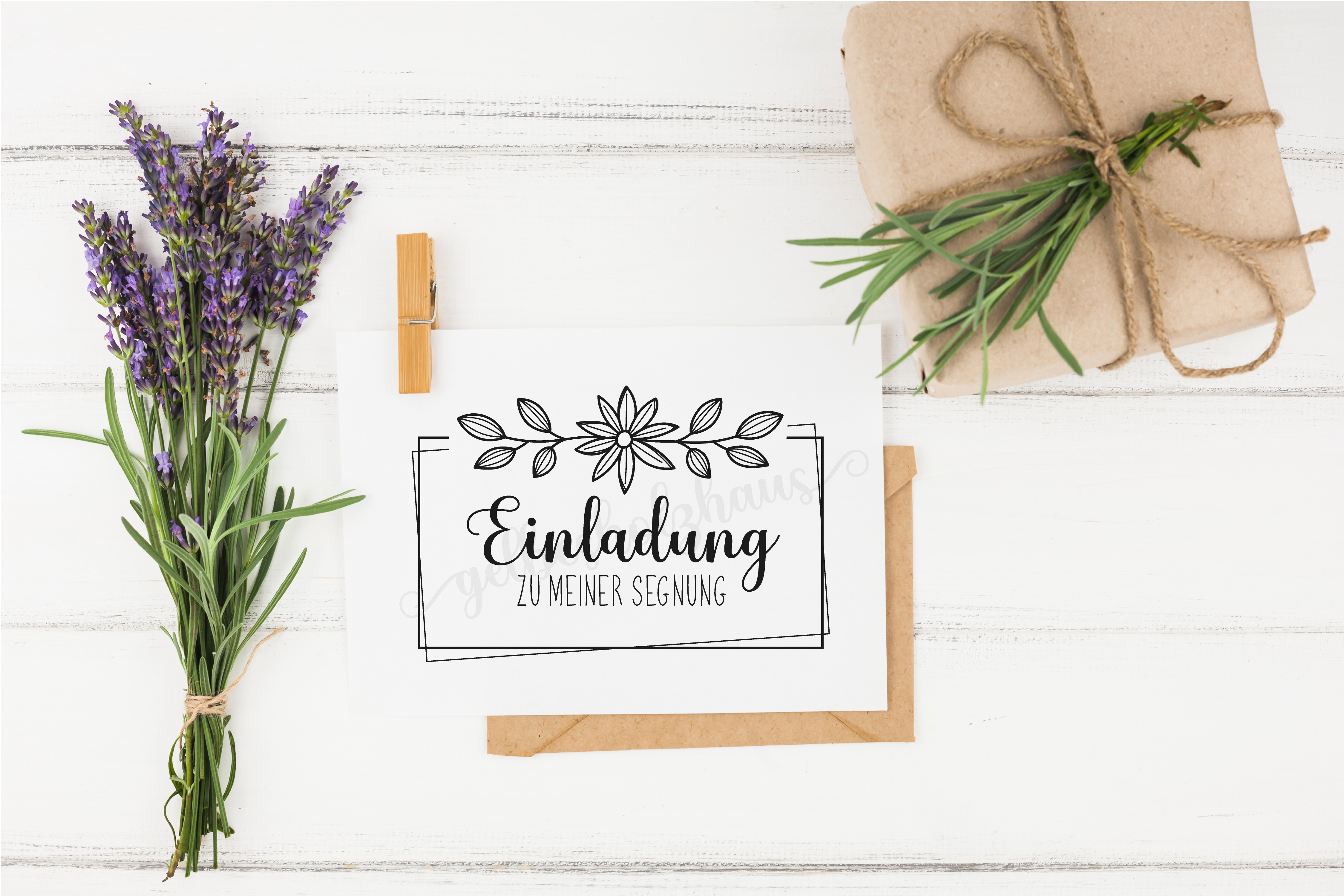 STEMPEL "EINLADUNG zu meiner Segnung"