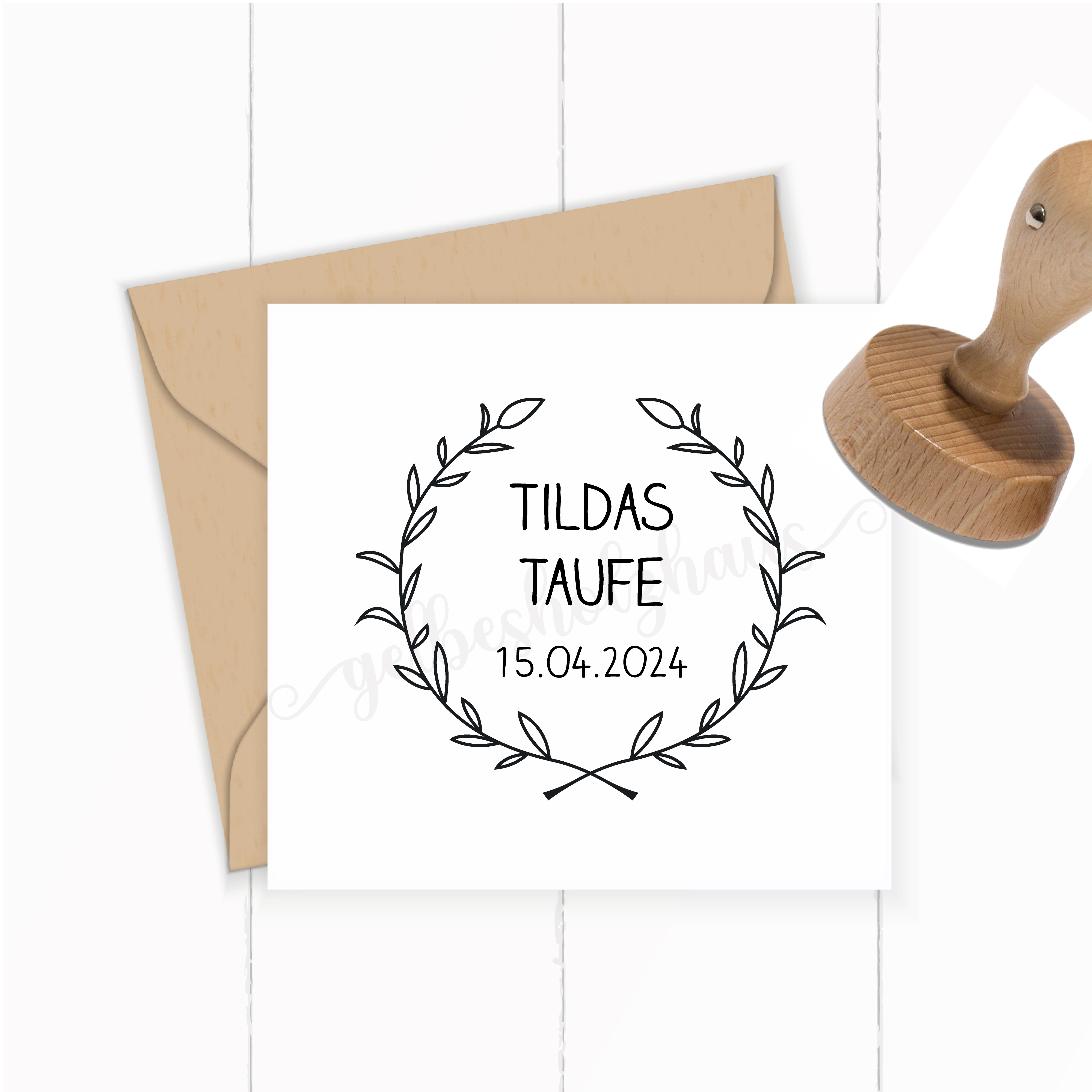 personalisierter STEMPEL zur Taufe | Konfirmation | Kommunion