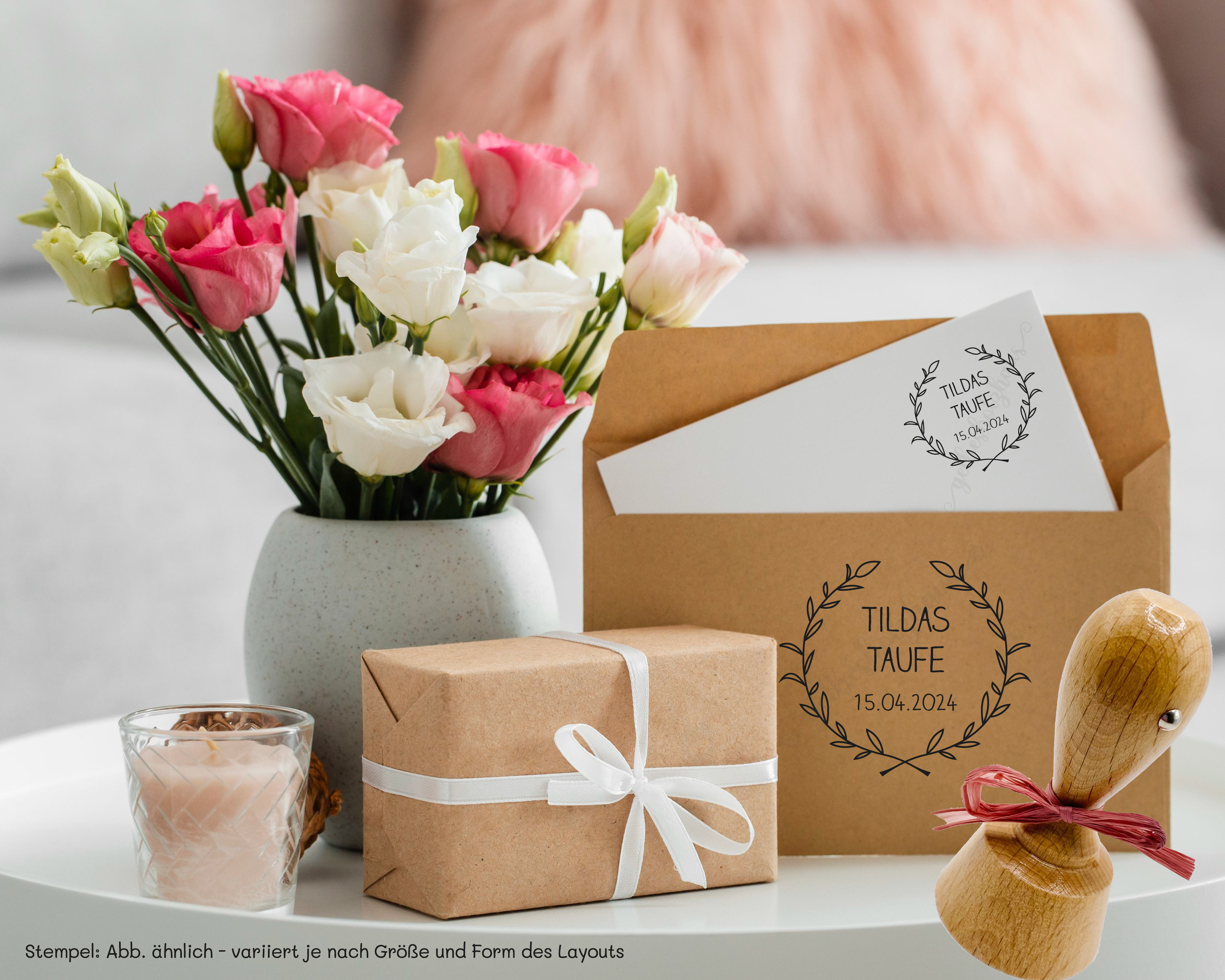 personalisierter STEMPEL zur Taufe | Konfirmation | Kommunion