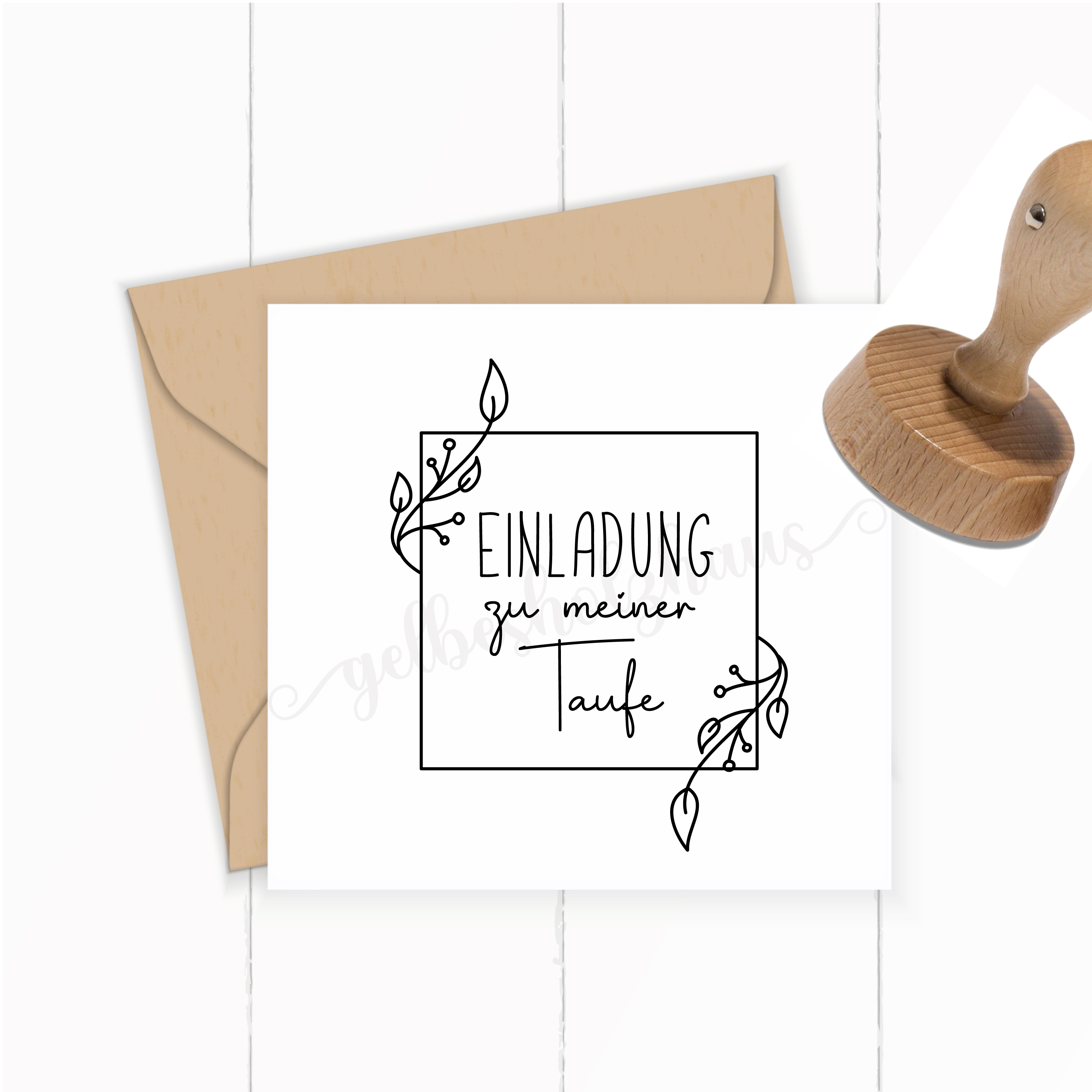 STEMPEL "EINLADUNG zu meiner Taufe"