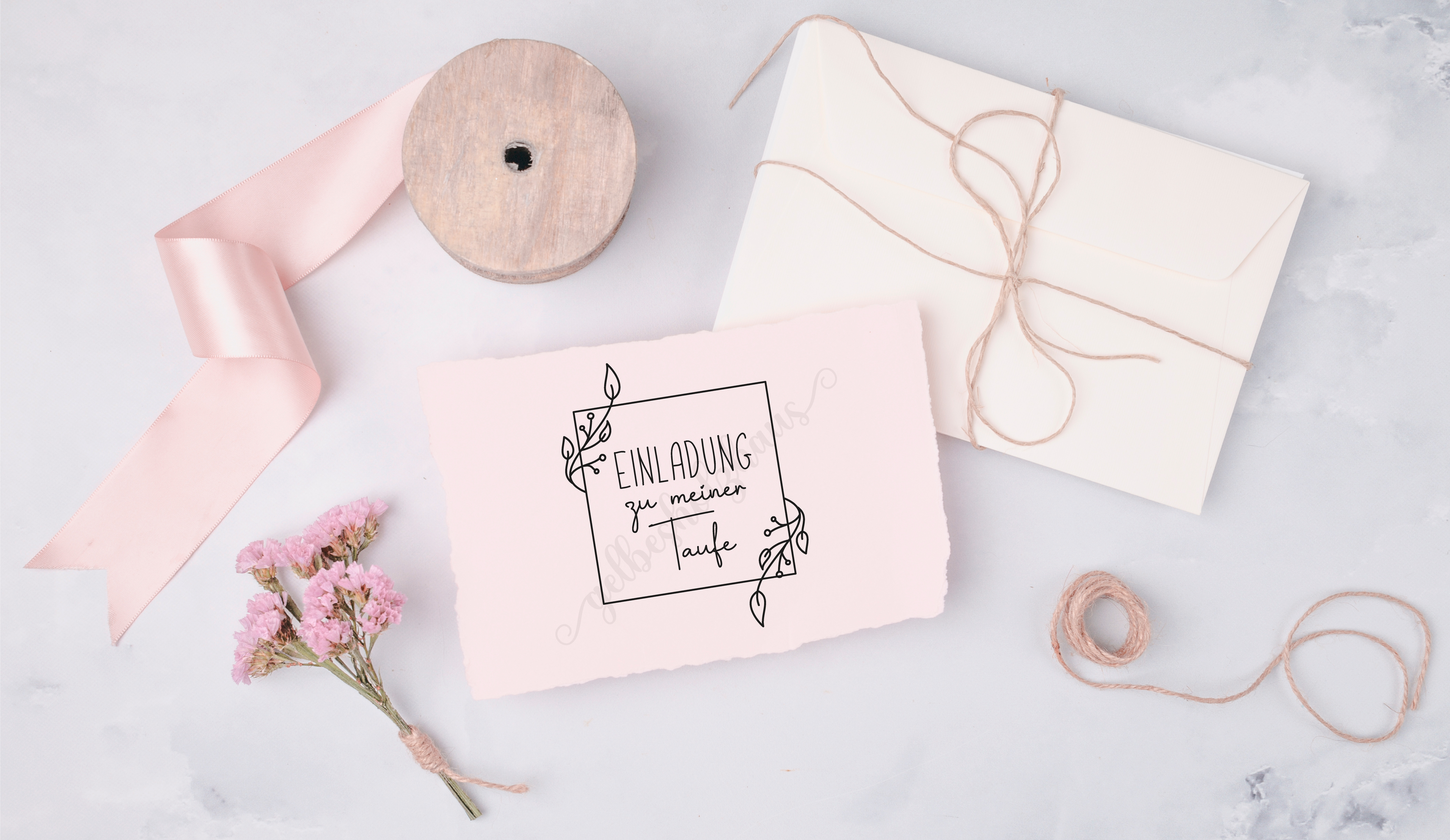STEMPEL "EINLADUNG zu meiner Taufe"