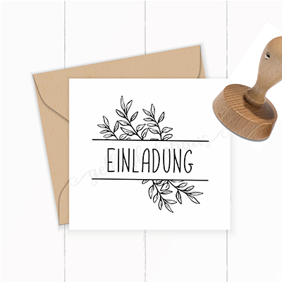 STEMPEL "EINLADUNG" - ST0041