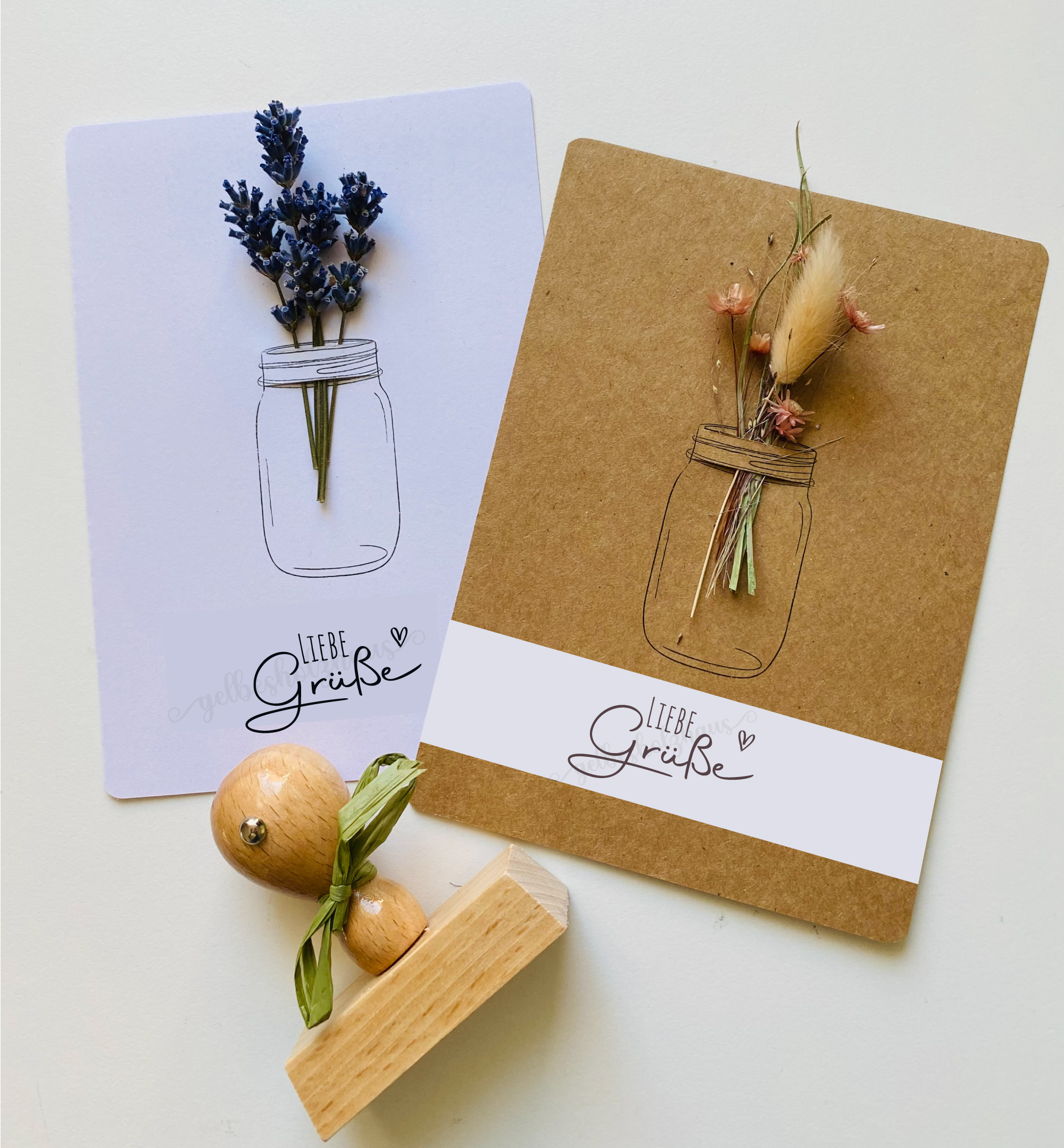 STEMPEL "liebe Grüße"