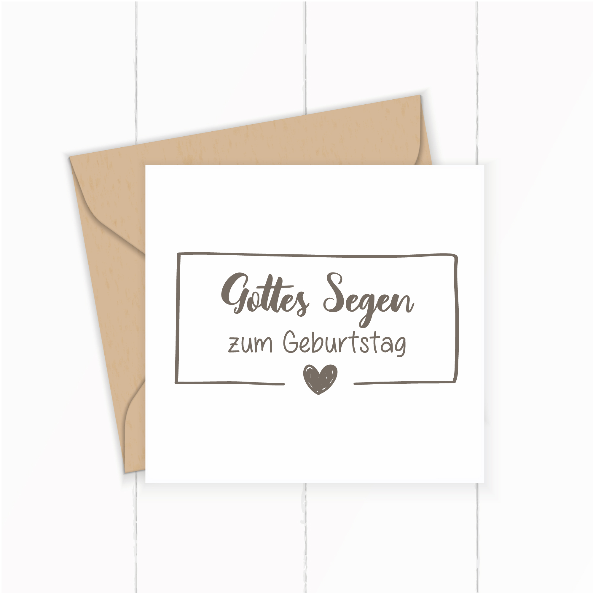 Segens-STEMPEL "Gottes Segen zum Geburtstag"
