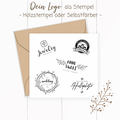 Logostempel individuell gestalten – dein eigenes Logo, Bild oder Design als Stempel