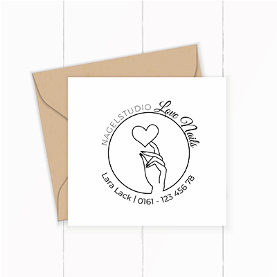 AdressSTEMPEL "Love" - ST0110