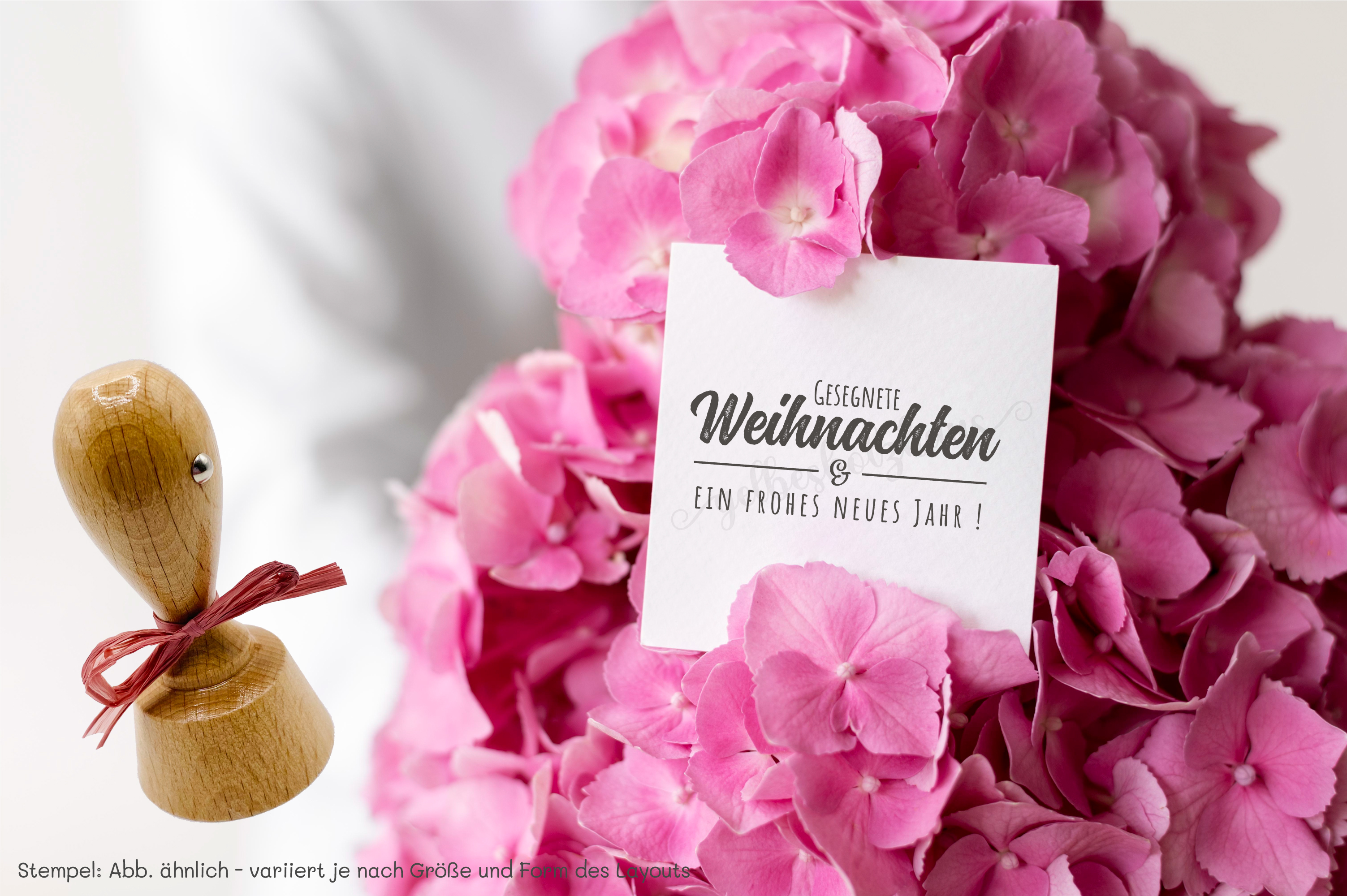 Segens STEMPEL "Gesegnete Weihnachten und ein frohes neues Jahr!"