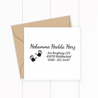 Individueller Firmenstempel – passend für den Mutterpass - ST0113