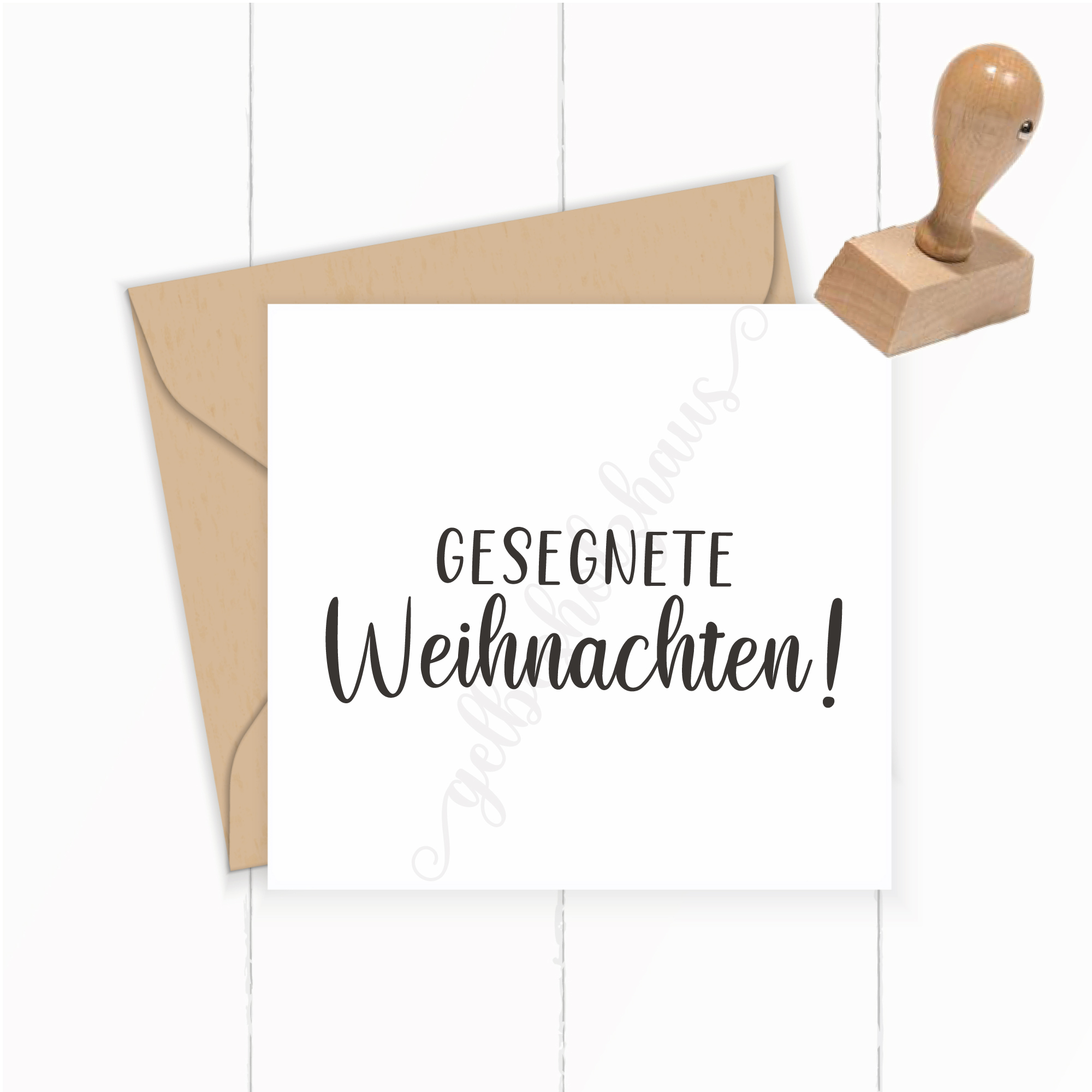 Segens STEMPEL "Gesegnete Weihnachten!"