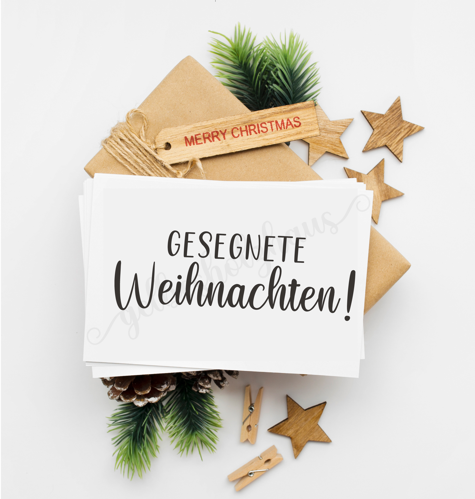 Segens STEMPEL "Gesegnete Weihnachten!"