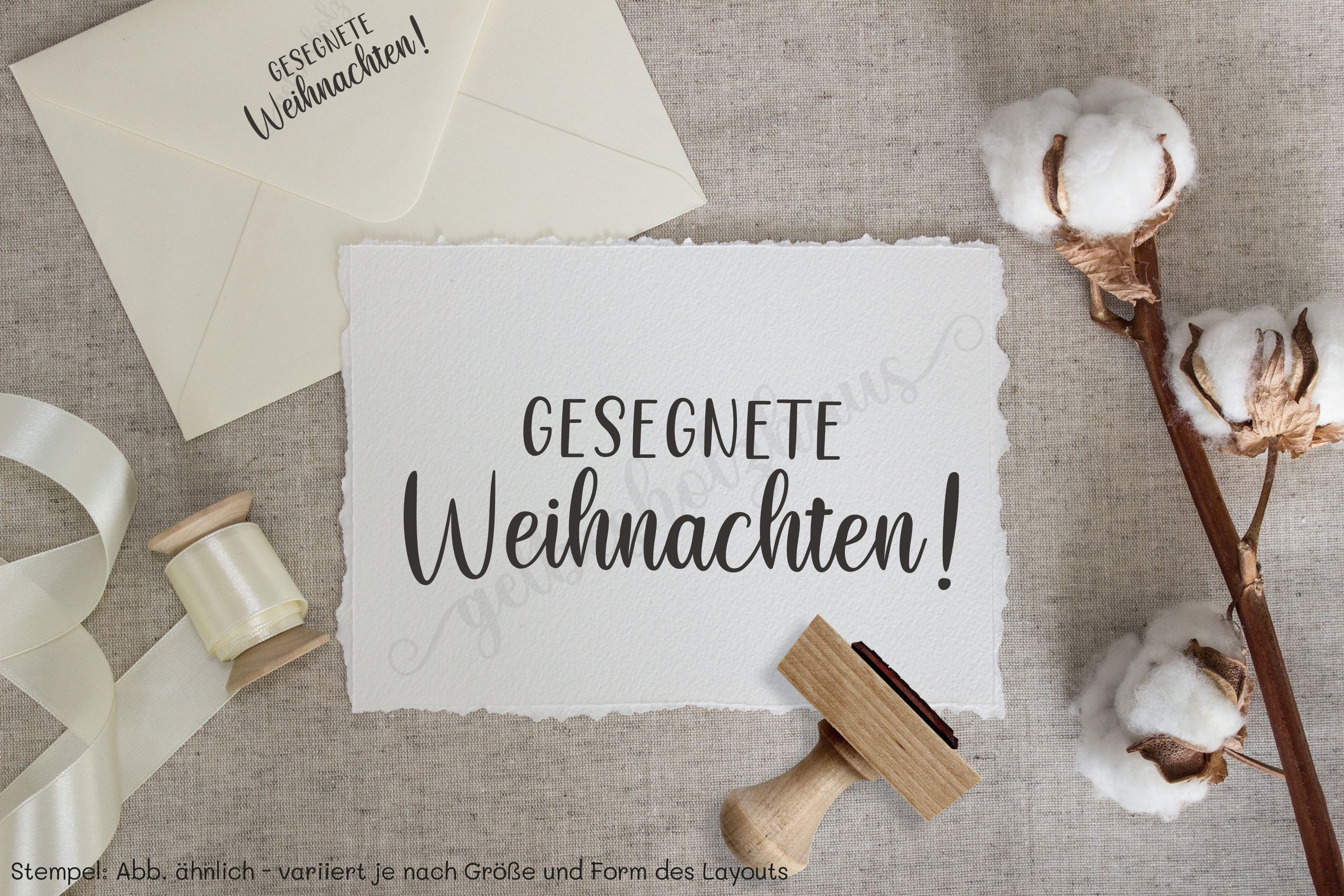 Segens STEMPEL "Gesegnete Weihnachten!"