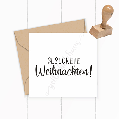 Segens STEMPEL "Gesegnete Weihnachten!" - ST0121