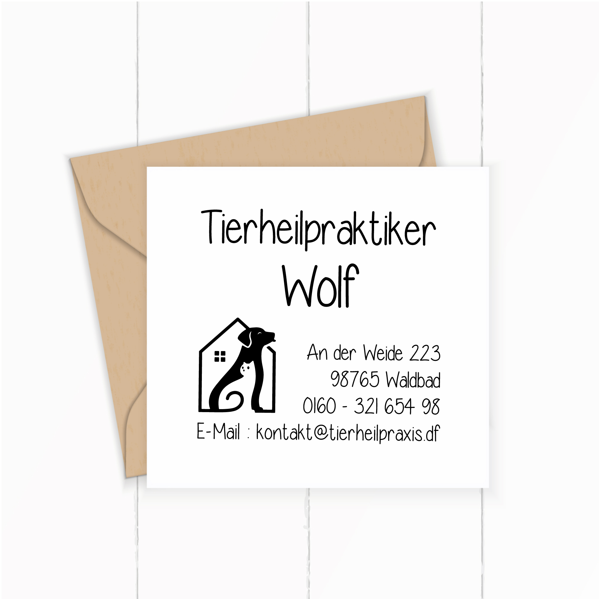 Stempel für Tierarzt-Praxis / Tier-Heilpraktiker / Hundetrainer