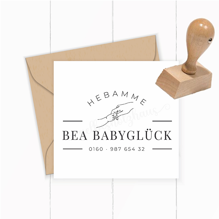 STEMPEL für Hebammen und Geburtshelfer "Bea" paßt perfekt ins Mutterpass-Feld - ST0162