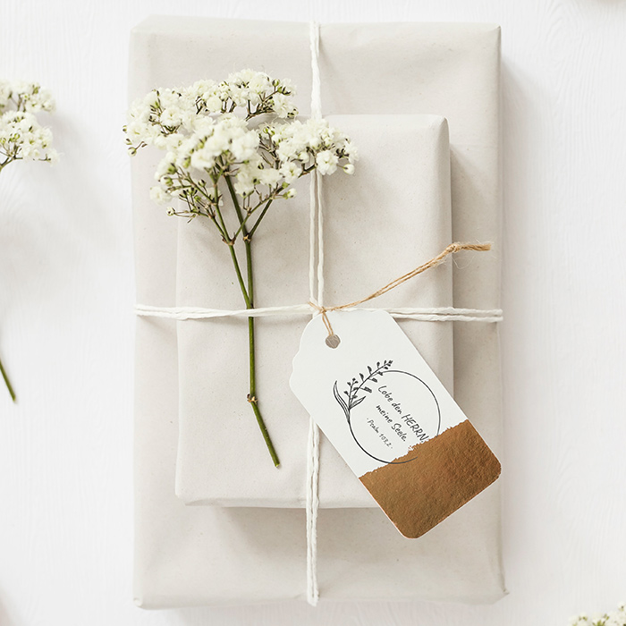 Bibelversstempel - Lobe den Herrn, meine Seele - Psalm 103, 2