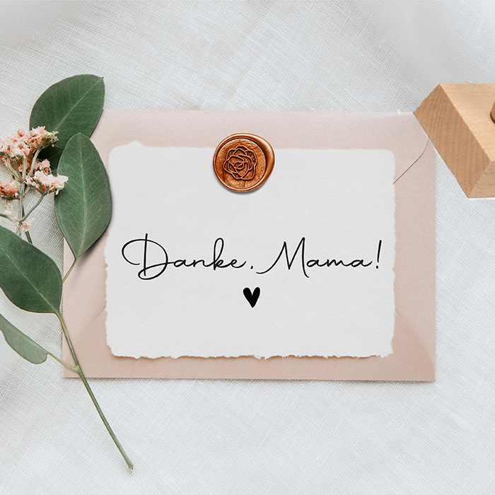 Muttertags - STEMPEL "Danke, Mama!" 