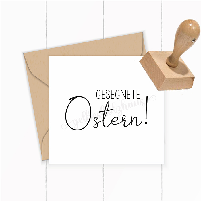 STEMPEL "Gesegnete Ostern!" 