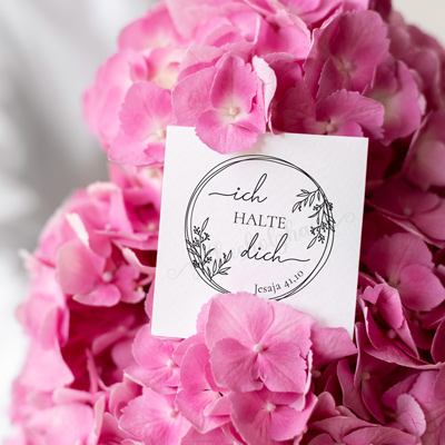 Bibelvers STEMPEL "Jesaja 41.10 - ich halte dich"