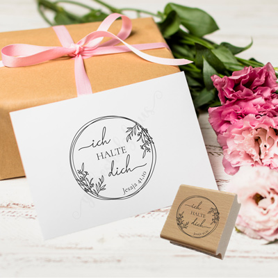 Bibelvers STEMPEL "Jesaja 41.10 - ich halte dich"