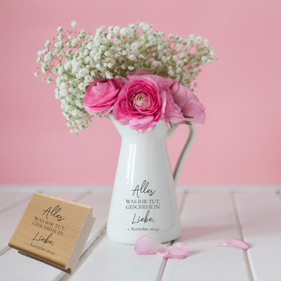 Jahreslosung 2024 STEMPEL "1.Korinther 16,14 - Alles, was ihr tut, geschehe in Liebe"