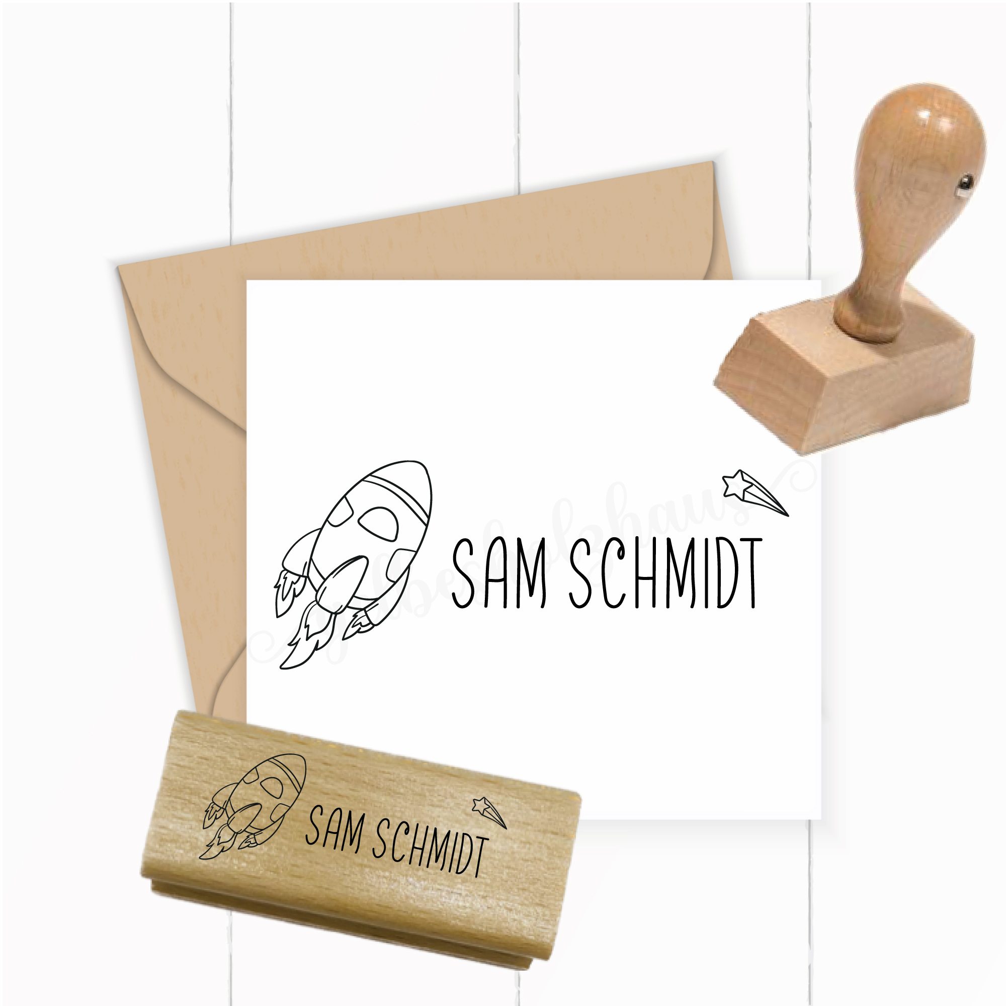 Dein individueller Namensstempel „Sam“ | 59 x 22 mm - ST0380