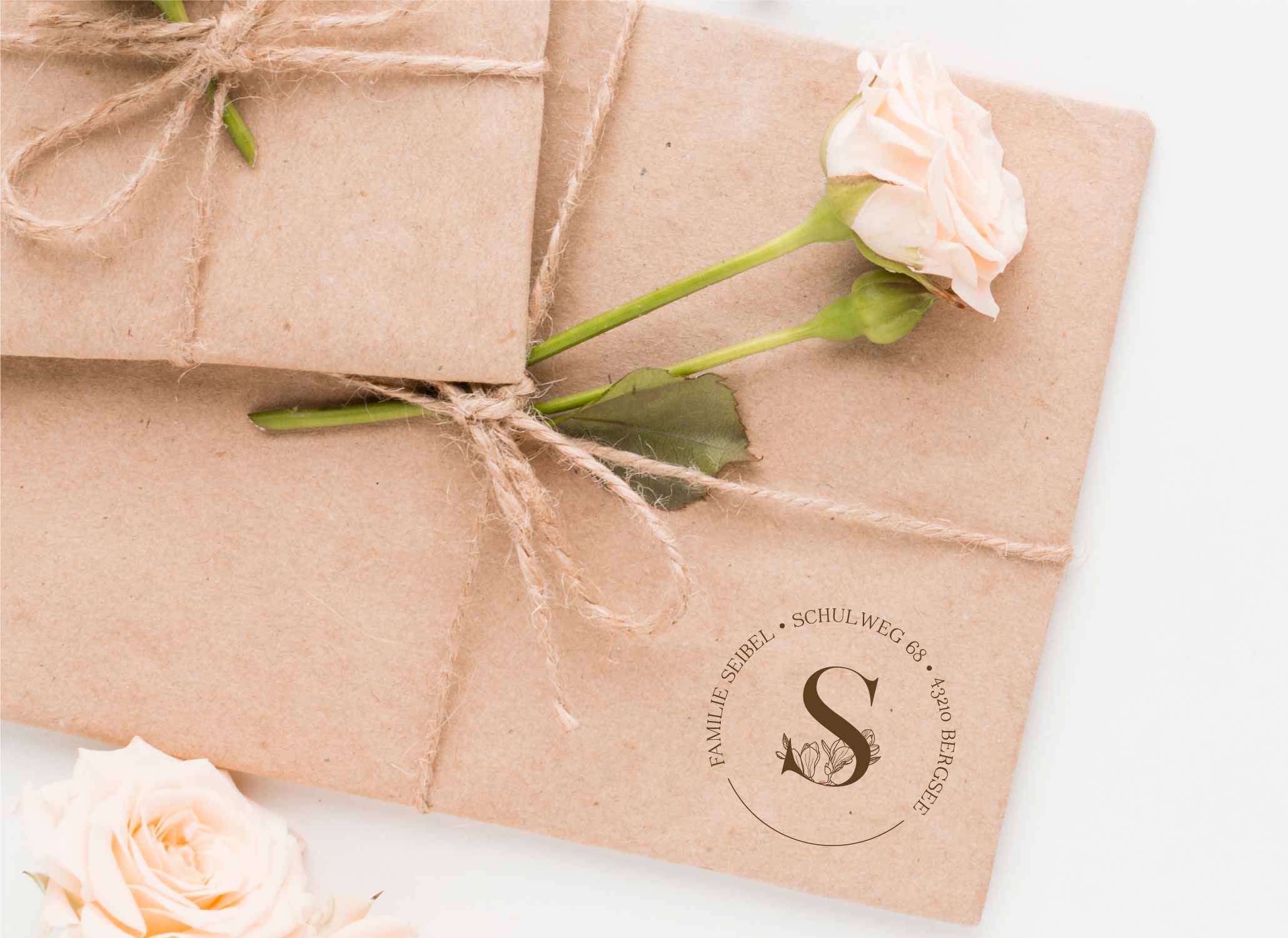 Personalisierter Adresstempel "Seibel" | 4–10 cm 