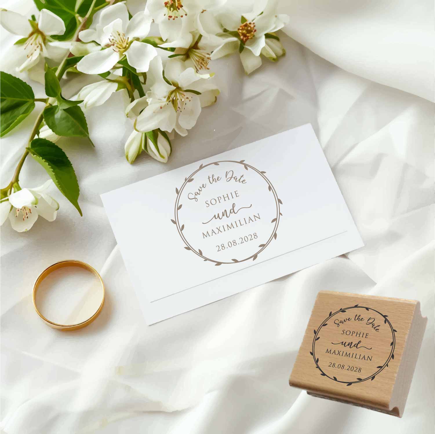 Personalisierter Hochzeits-STEMPEL "Sophie"