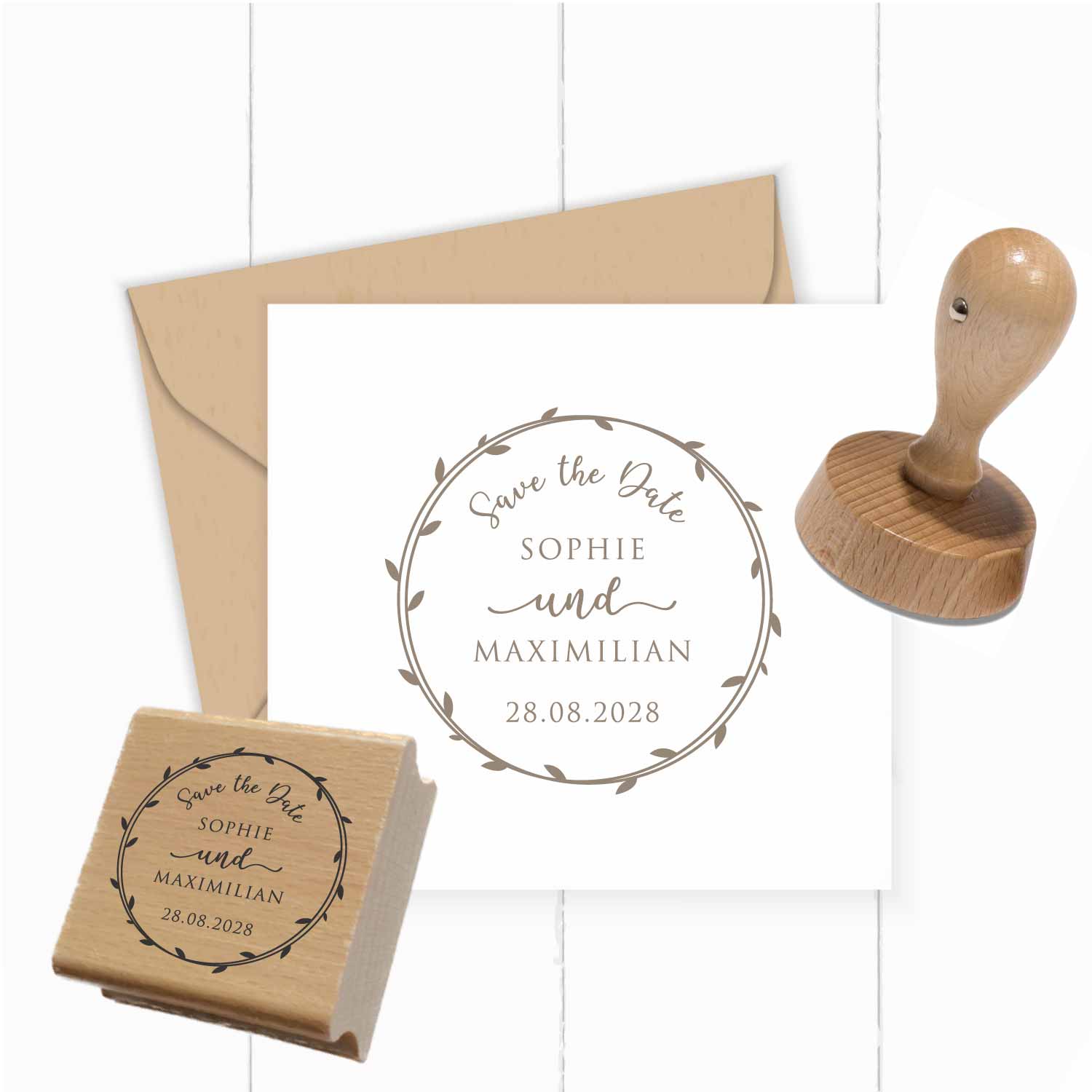 Personalisierter Hochzeits-STEMPEL "Sophie"