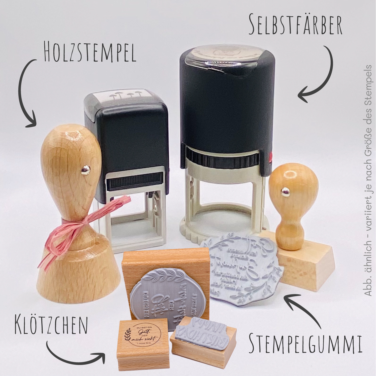 Dein personalisierter Textilstempel „Huhn“ | 38 x 14 mm