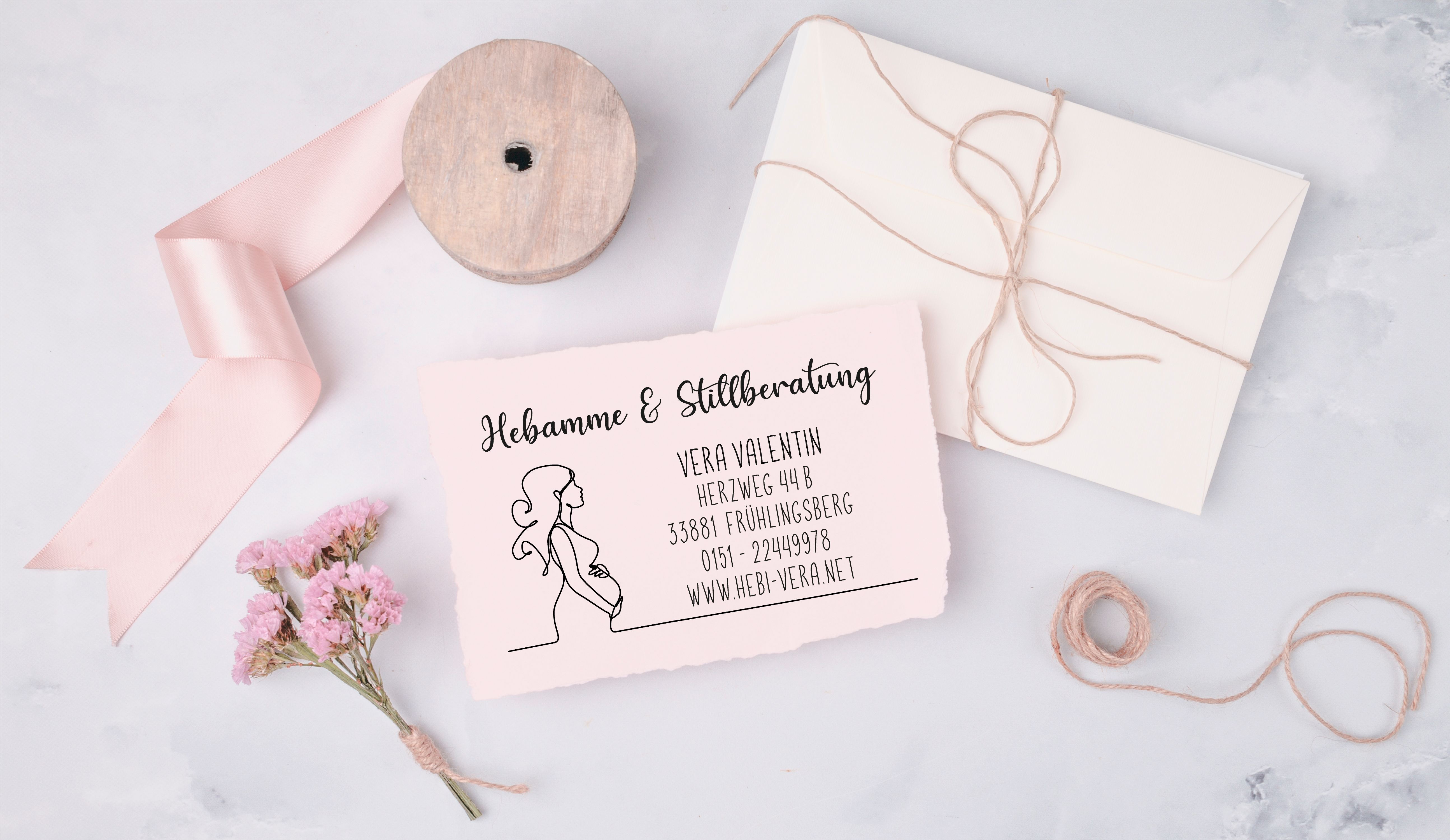 Personalisierter Hebammenstempel<br> – passend für den Mutterpass