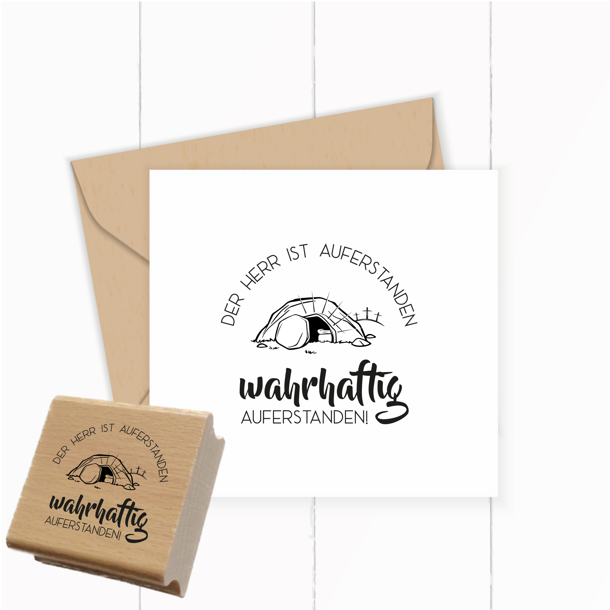 Oster-STEMPEL "Der Herr ist auferstanden"