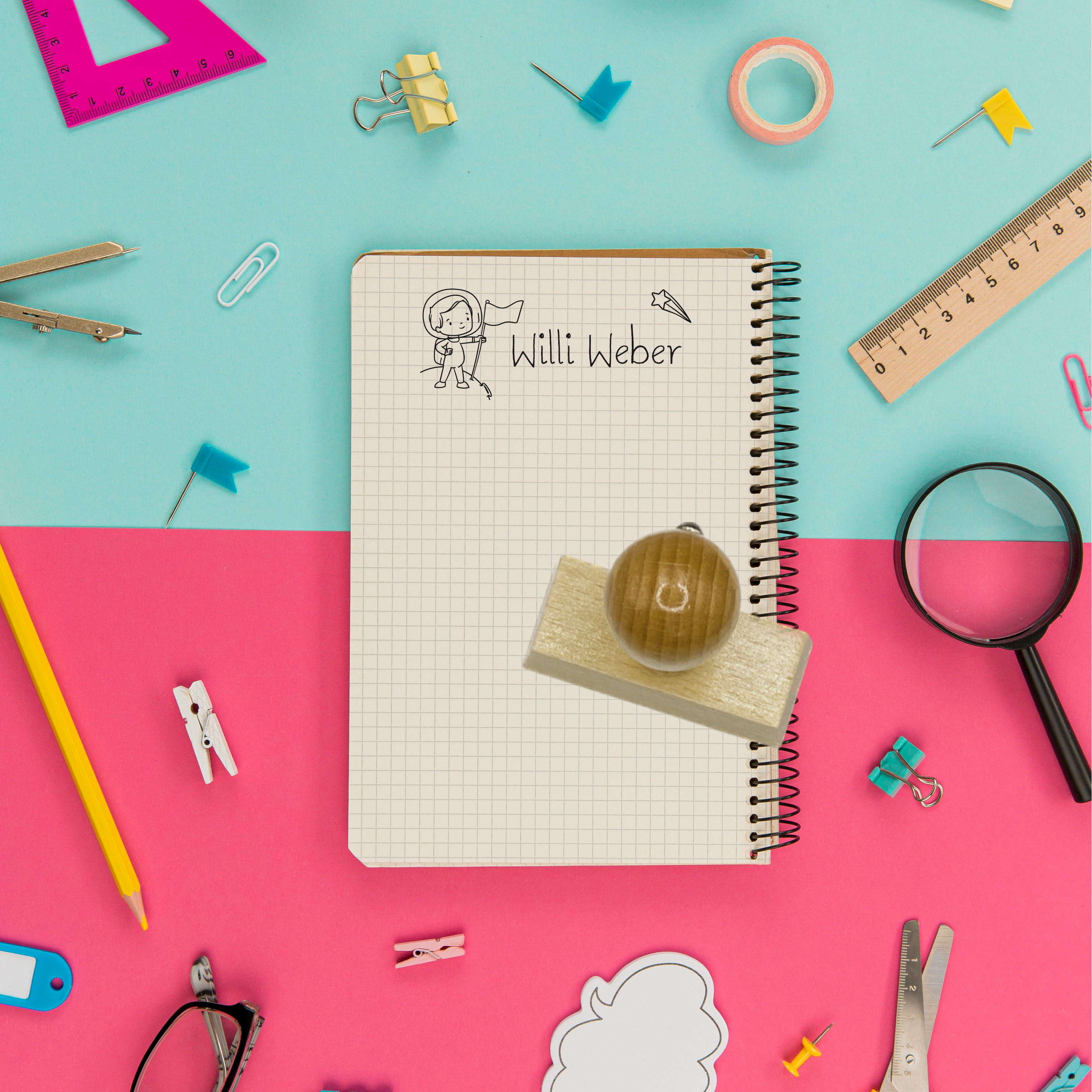 Dein individueller Namensstempel „Willi“ | 59 x 22 mm