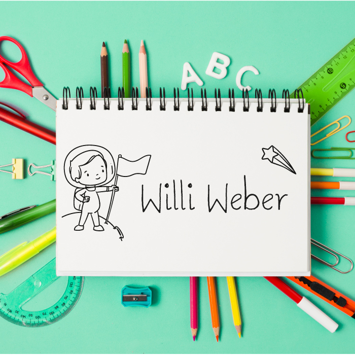 Dein individueller Namensstempel „Willi“ | 59 x 22 mm