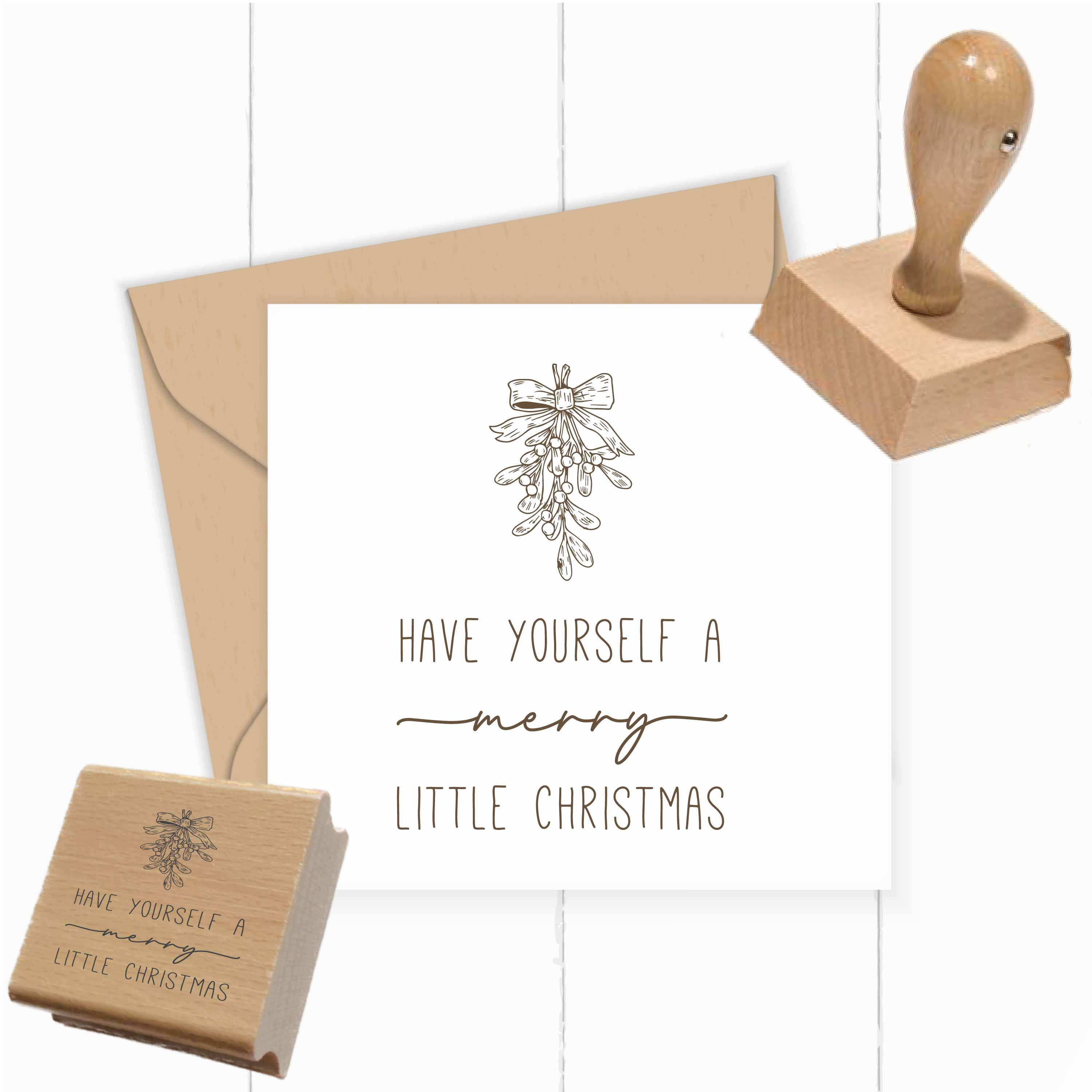 Weihnachtsstempel "Have yourself a merry little christmas" - ST0306