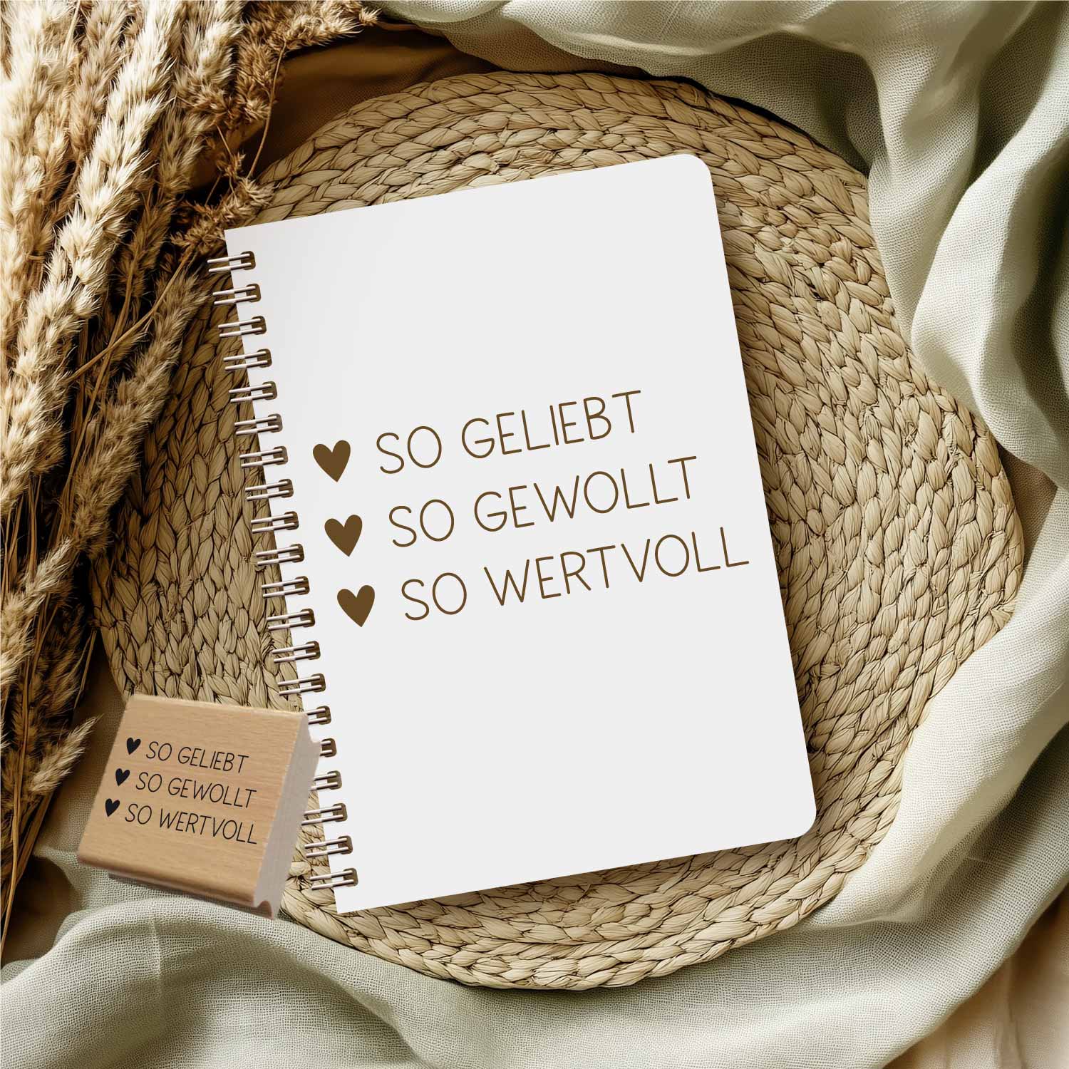 Stempel - so geliebt | so gewollt | so wertvoll