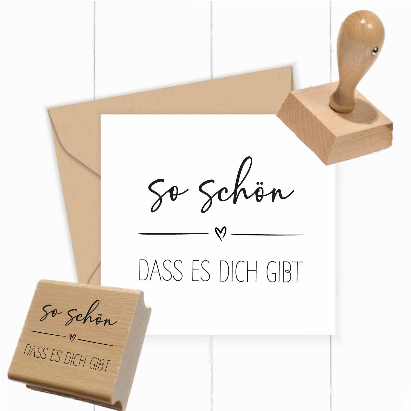 Stempel - So schön, dass es dich gibt