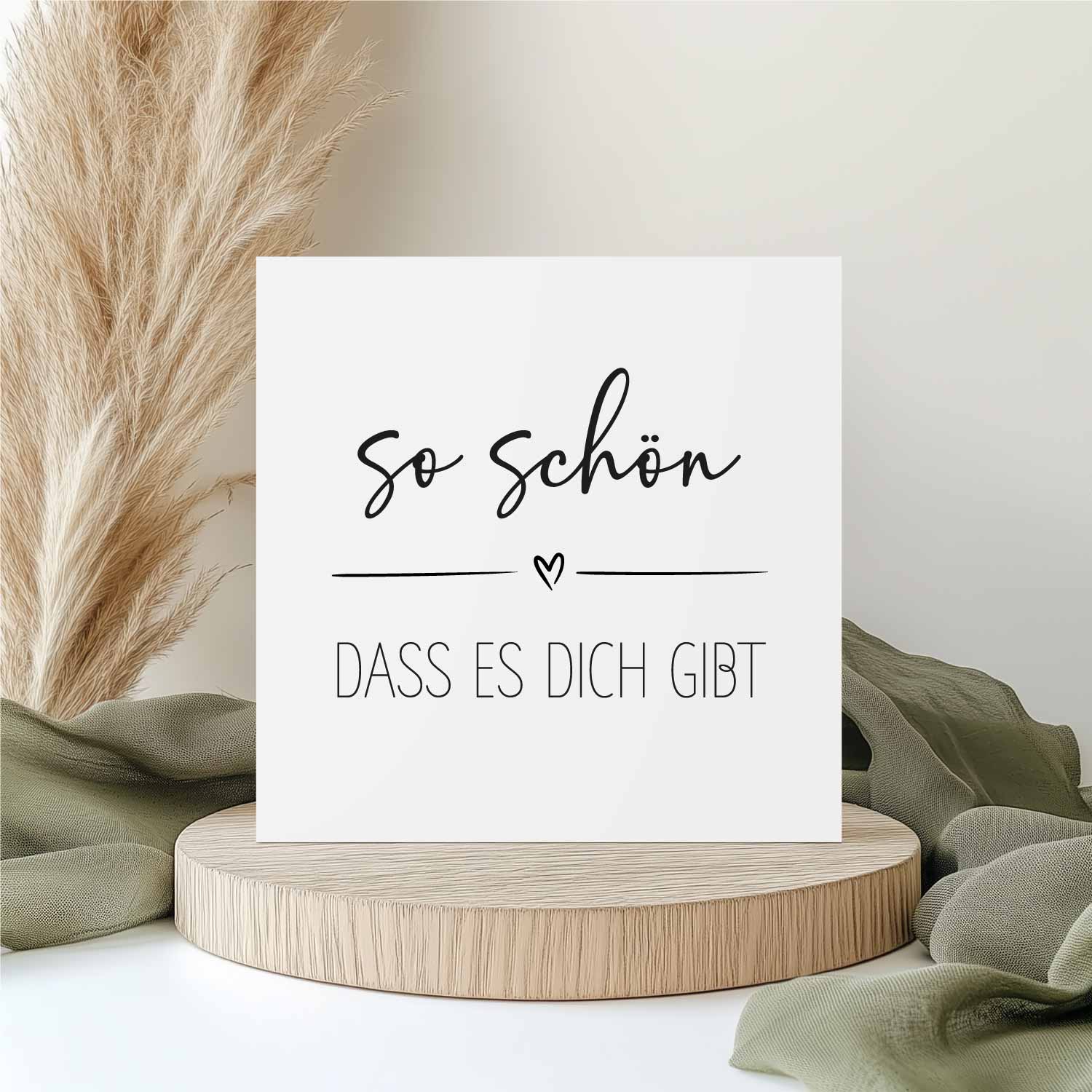 Stempel - So schön, dass es dich gibt